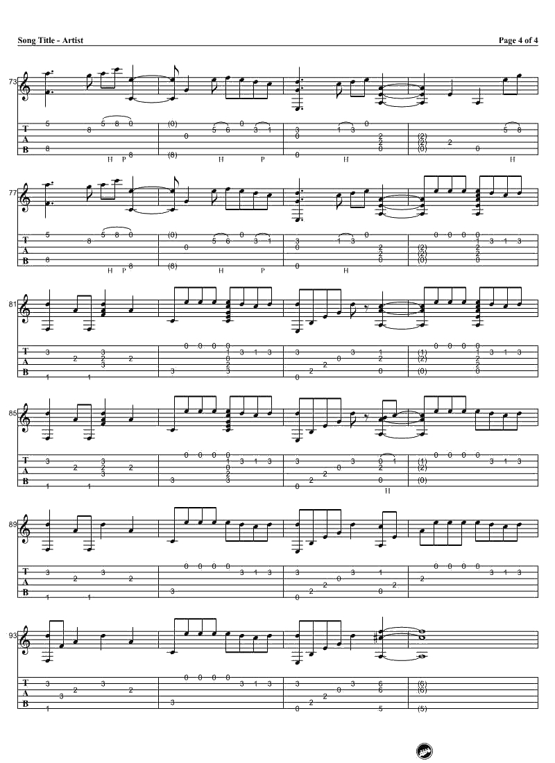 《save me》吉他指弹谱-独奏谱完整版-防弹少年团4