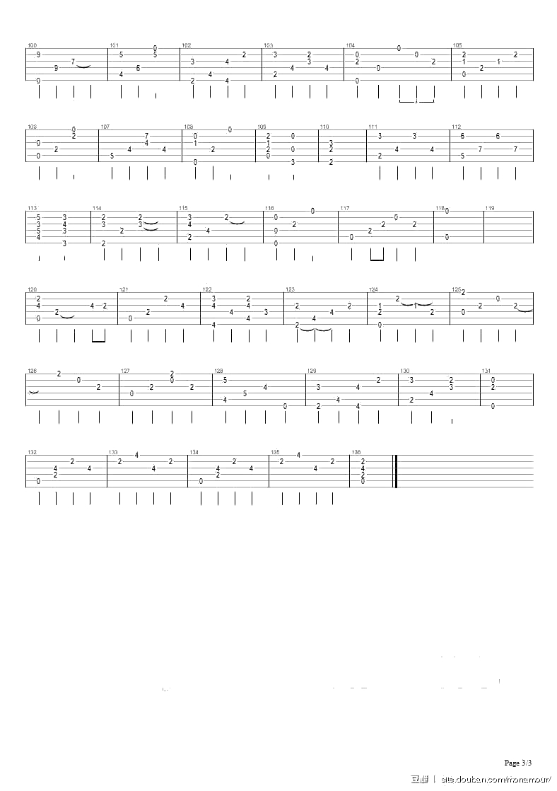 旧情人 我是时间的新欢吉他谱-尧十三3