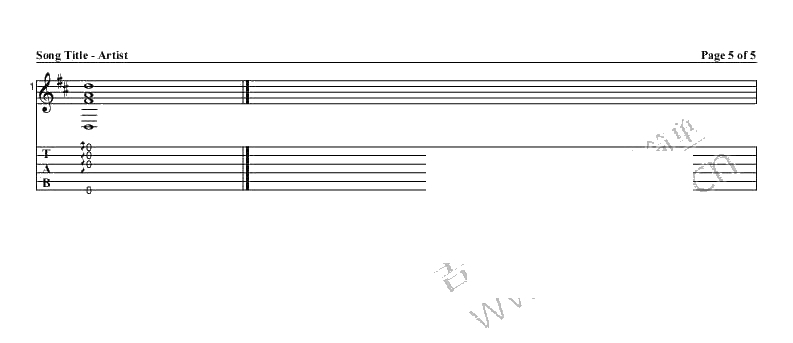朝五晚九 帅气和尚爱上我指弹吉他谱-日剧主题曲吉他谱5