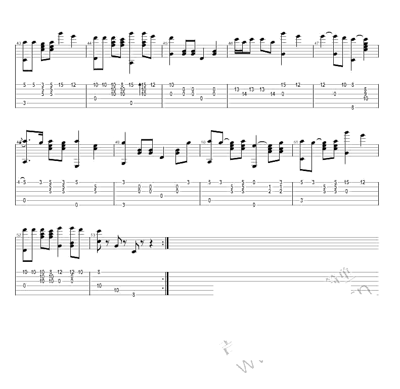 大王叫我来巡山吉他谱-指弹吉他独奏谱-赵英俊3