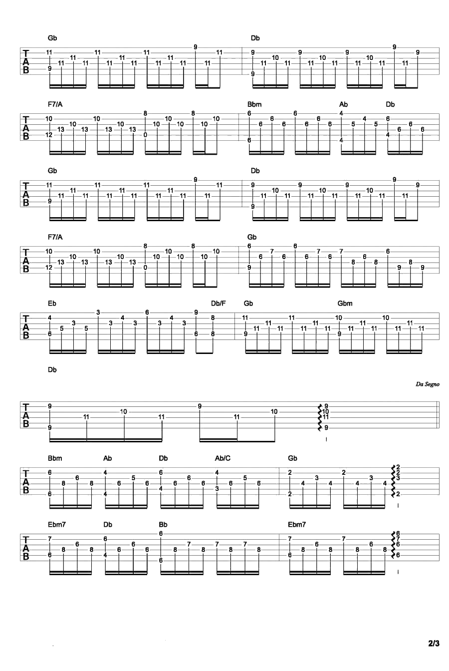 If You吉他谱-Bigbang if you-原版吉他伴奏()2