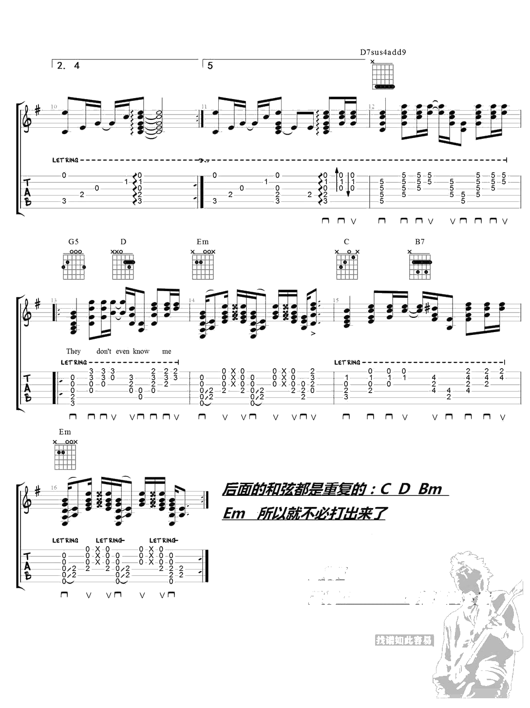 Lier and Accuser吉他谱-林俊杰-六线谱2