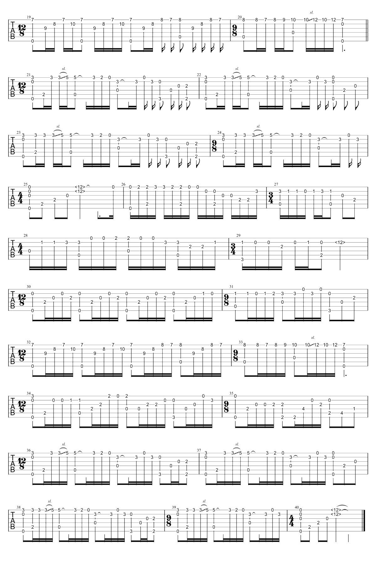 梦中的婚礼指弹谱 卢家宏版_吉他独奏谱_2