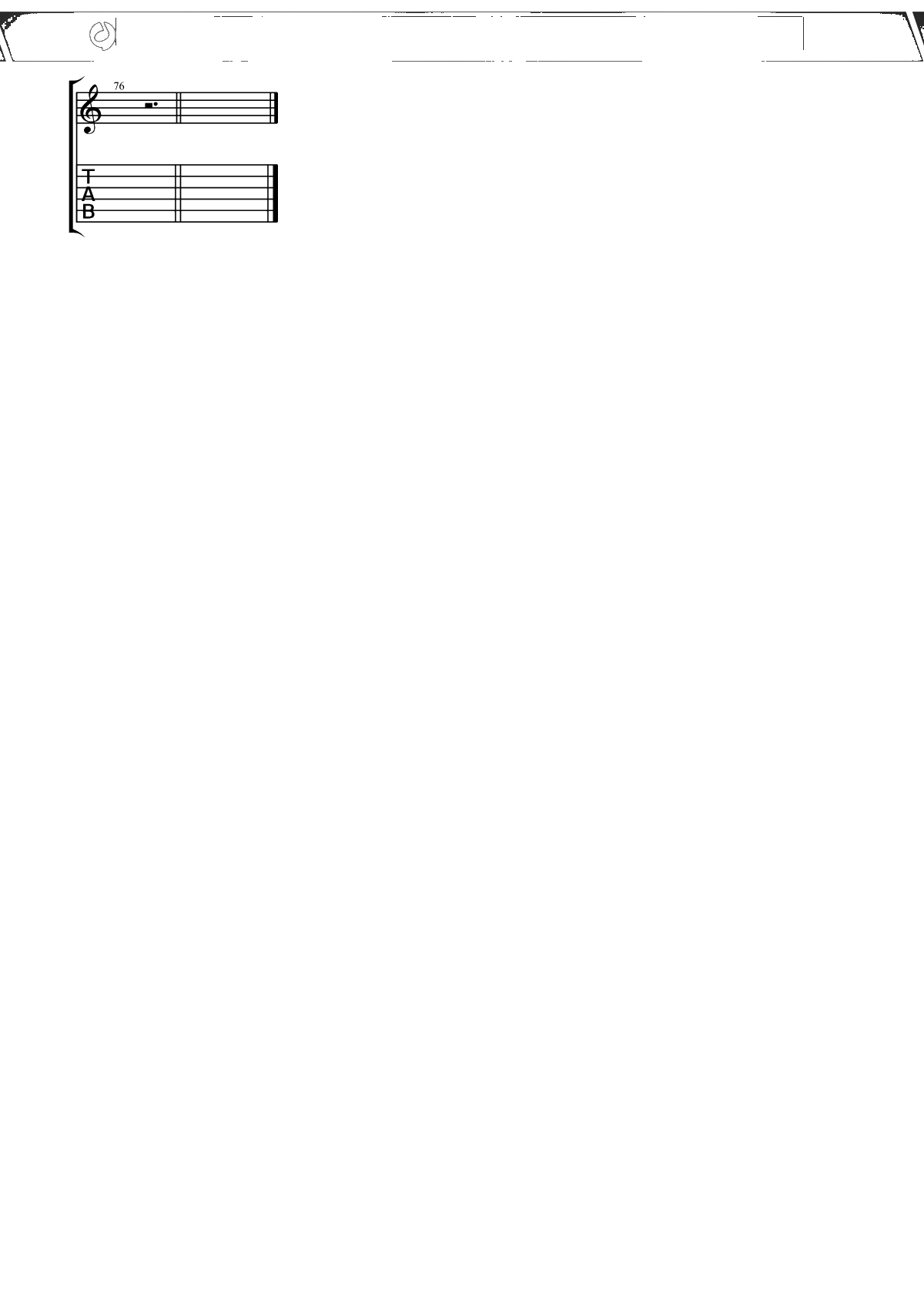 He's A Pirate指弹谱 加勒比海盗主题曲 指弹独奏吉他 5