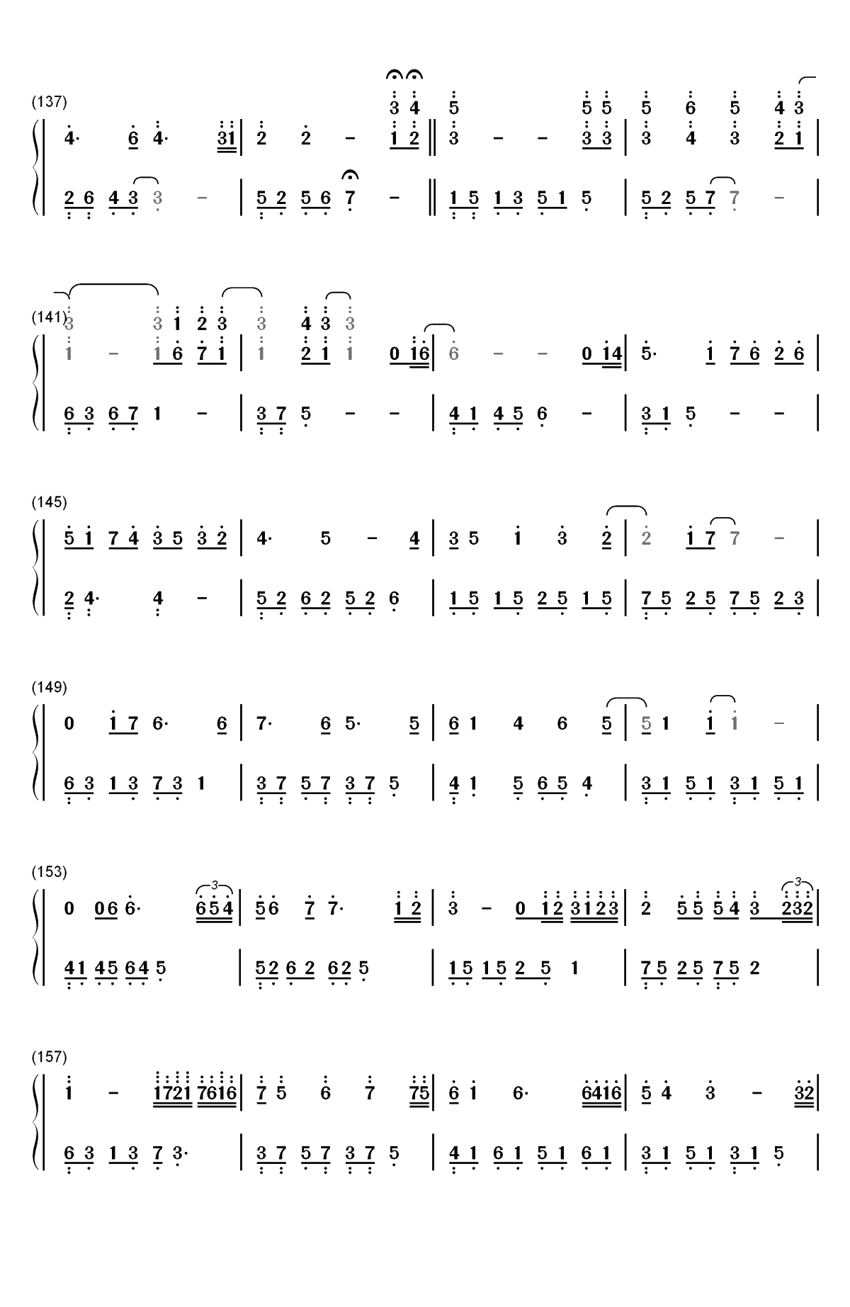 卡农变奏曲-大卫蓝兹双手简谱预览7