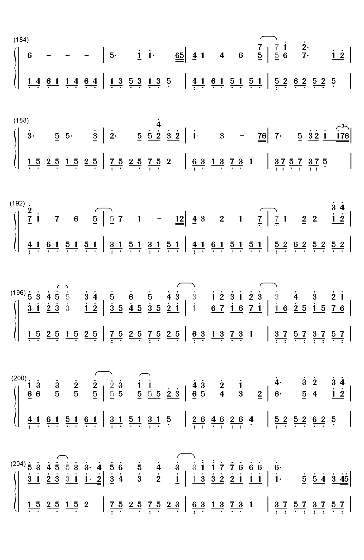 卡农变奏曲-大卫蓝兹双手简谱预览9