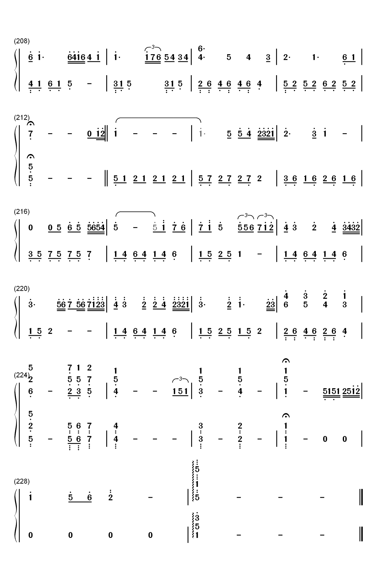 卡农变奏曲-大卫蓝兹双手简谱预览10