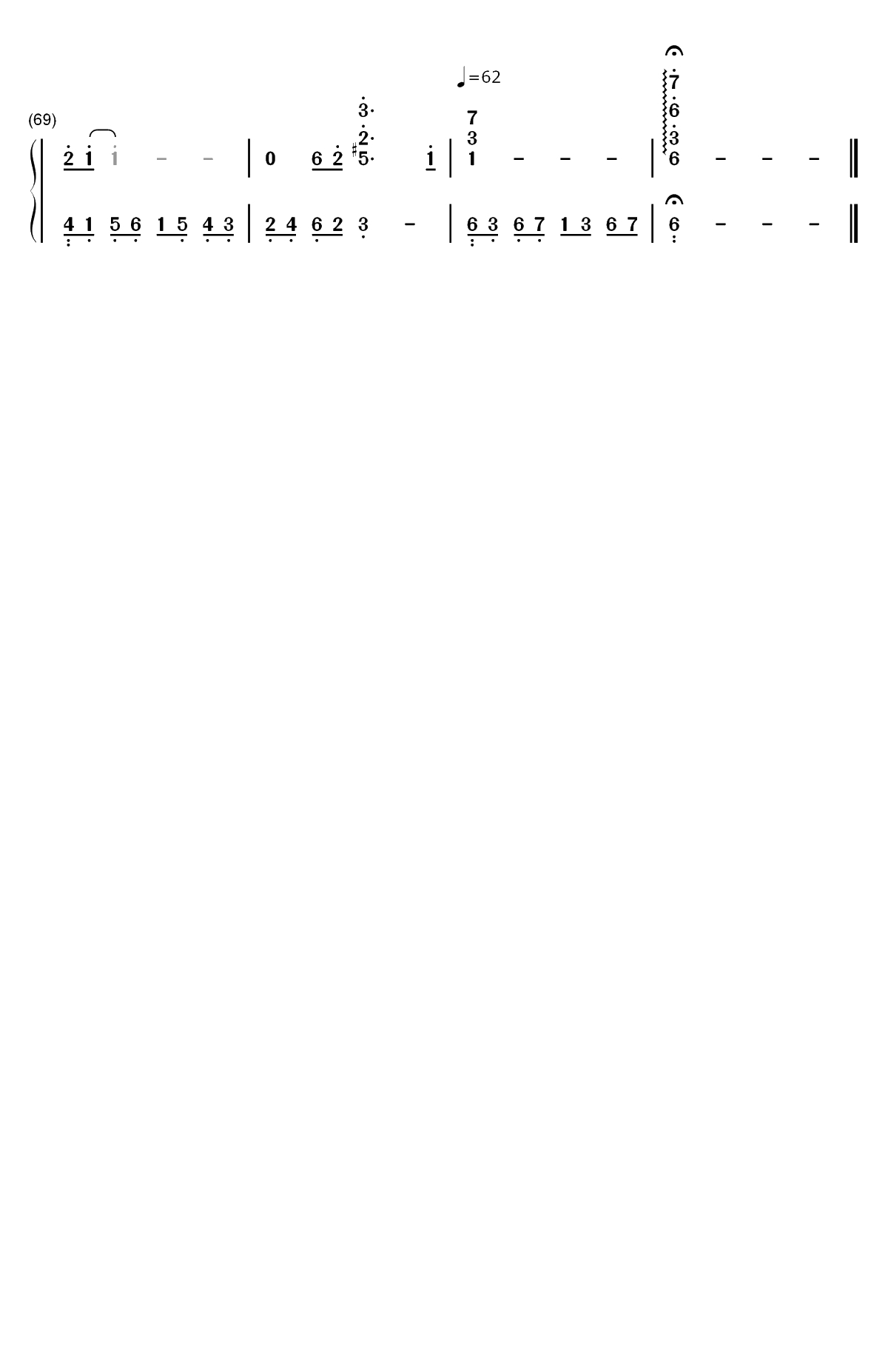 李香兰双手简谱预览4
