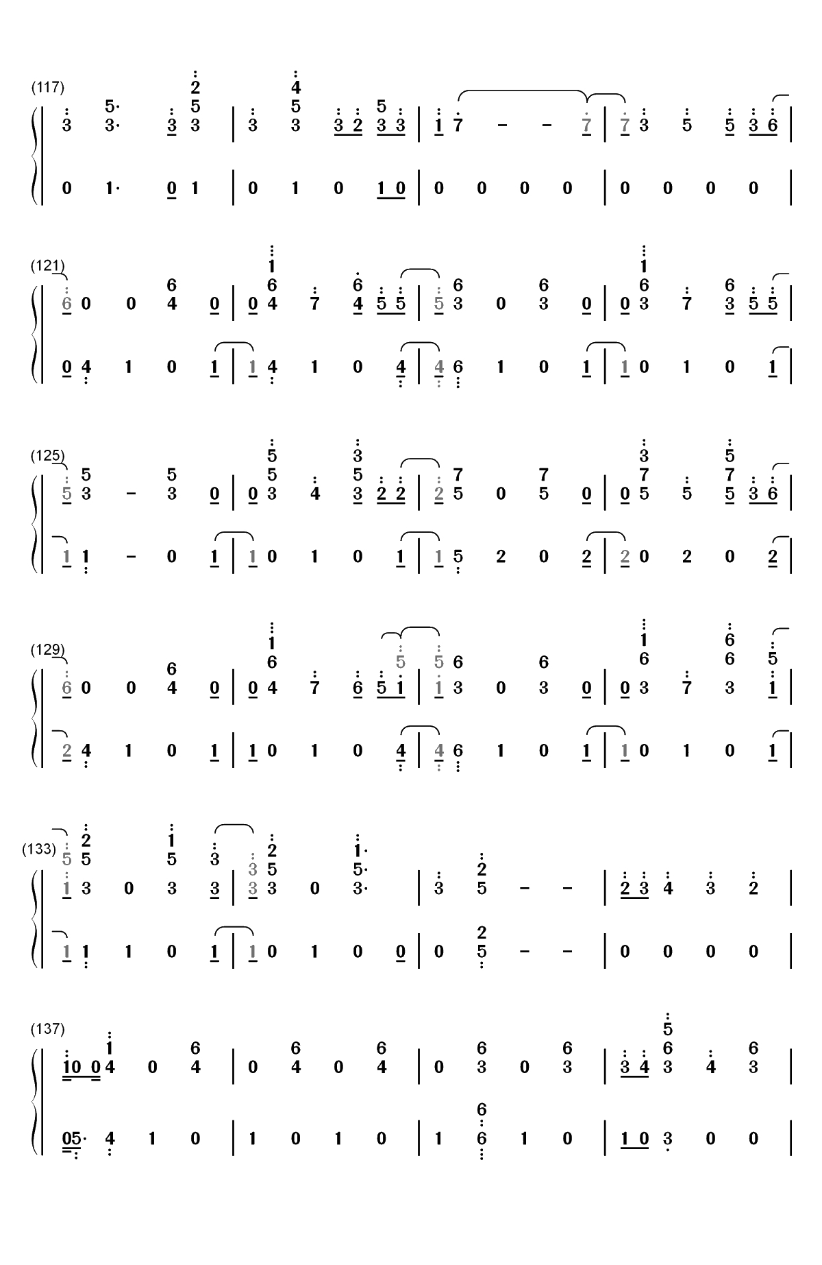 Something's Gotta Give-Camila Cabello双手简谱预览6