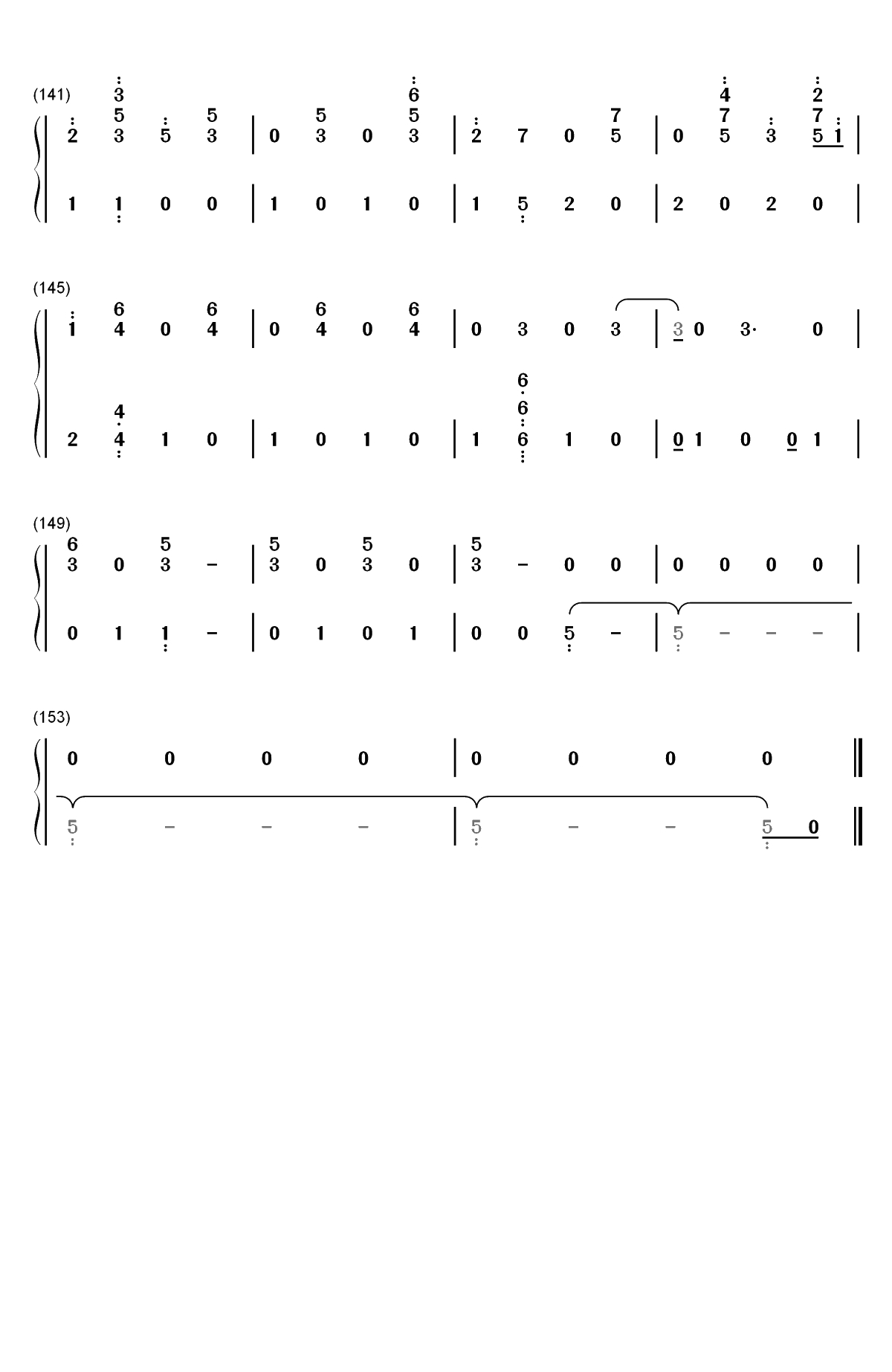Something's Gotta Give-Camila Cabello双手简谱预览7