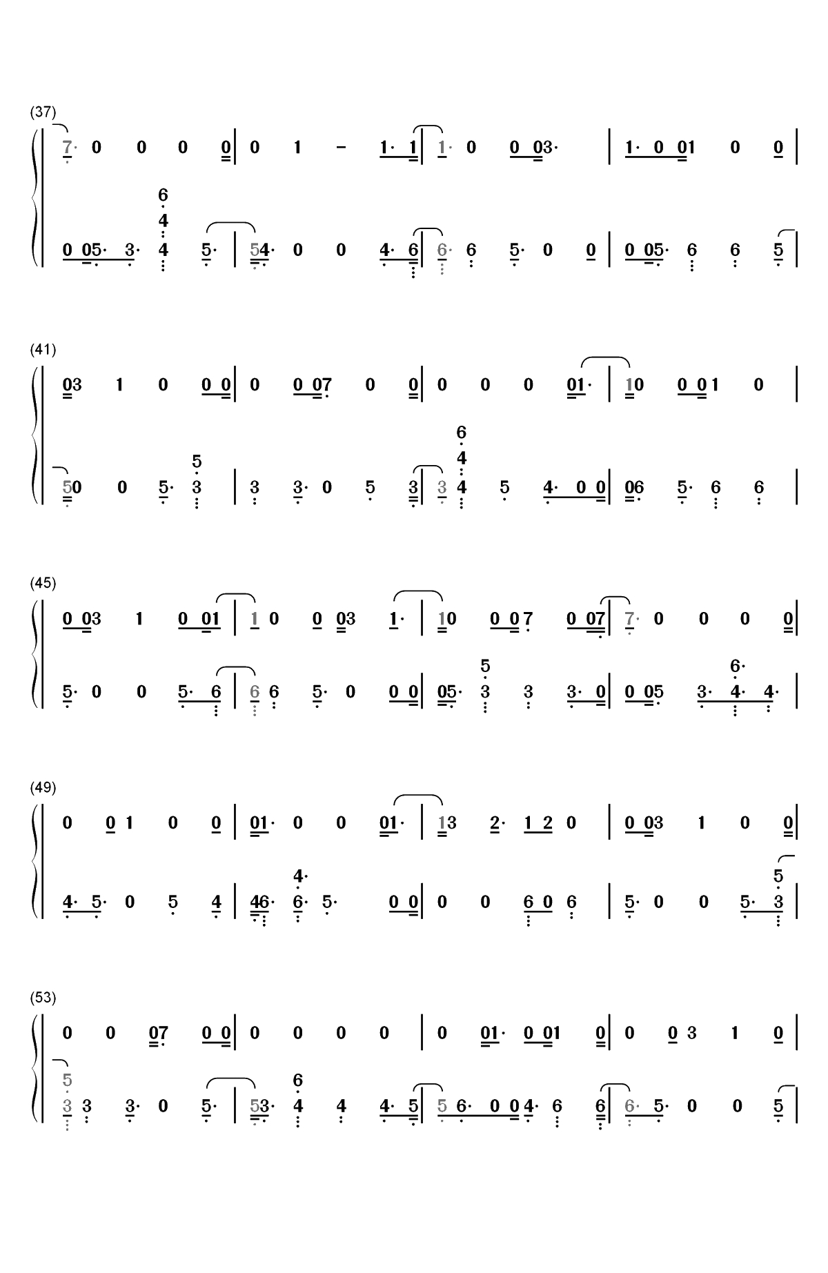 She Loves Control-Camila Cabello双手简谱预览3