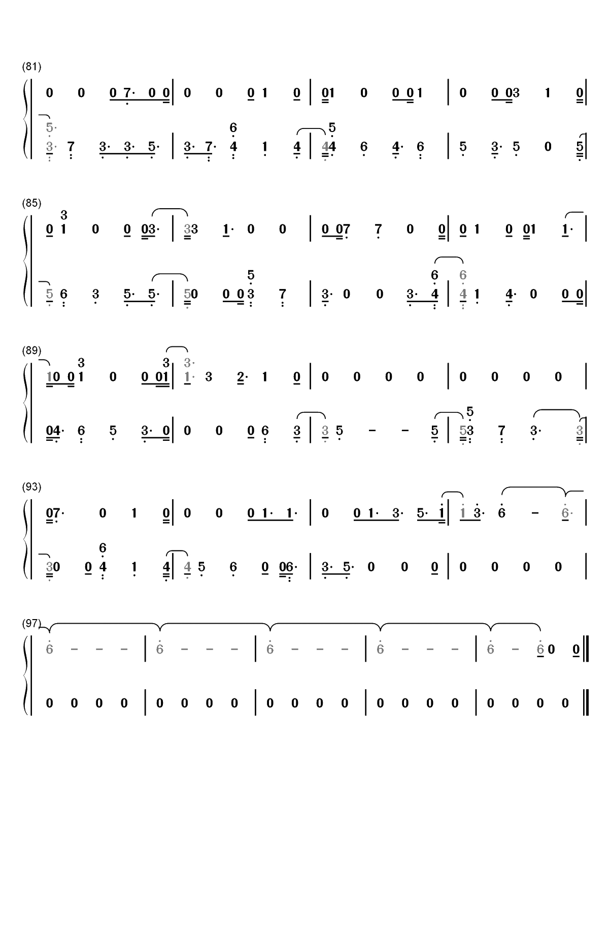 She Loves Control-Camila Cabello双手简谱预览5