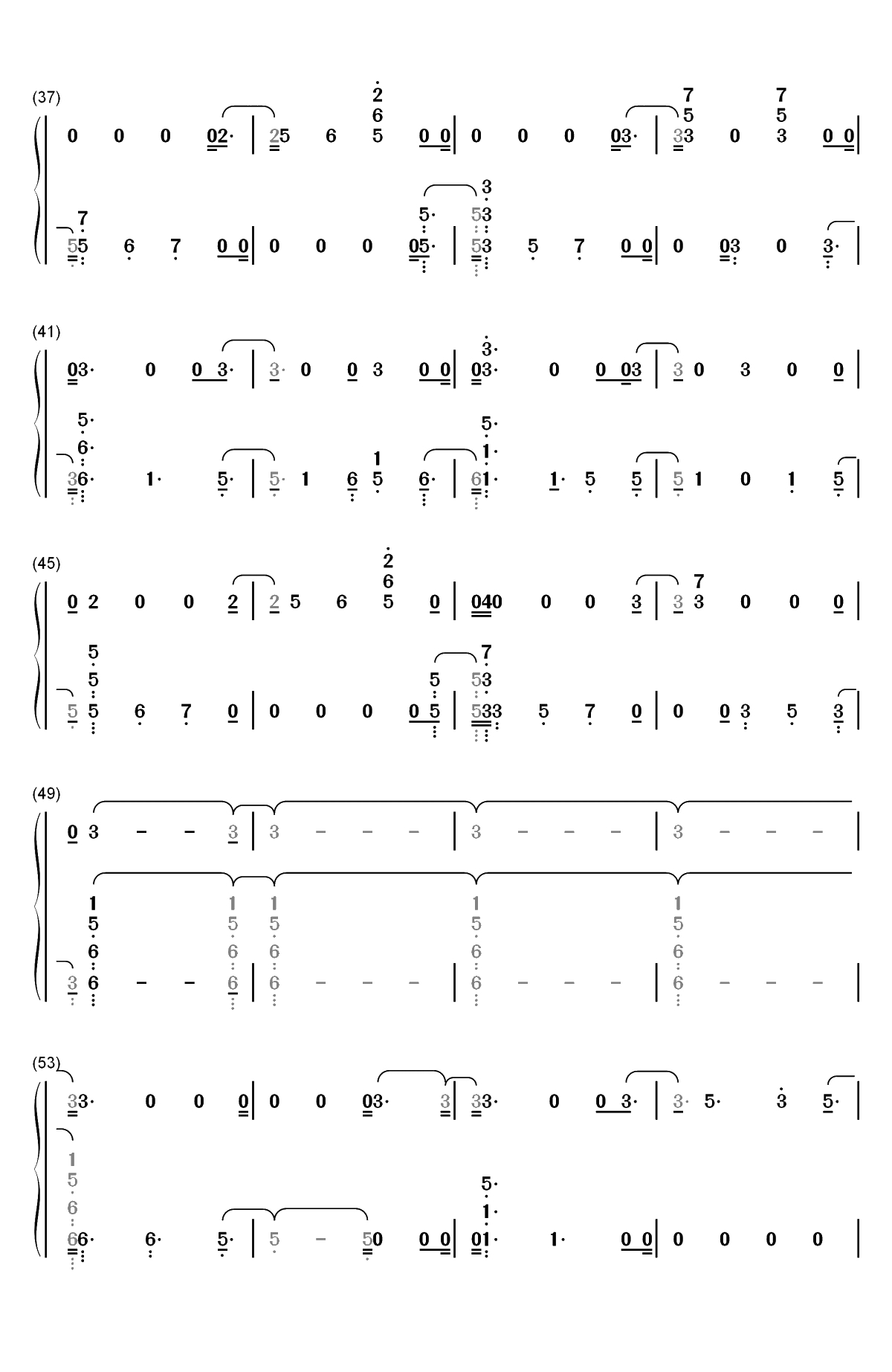 The Champion-Carrie Underwood ft Ludacris双手简谱预览3