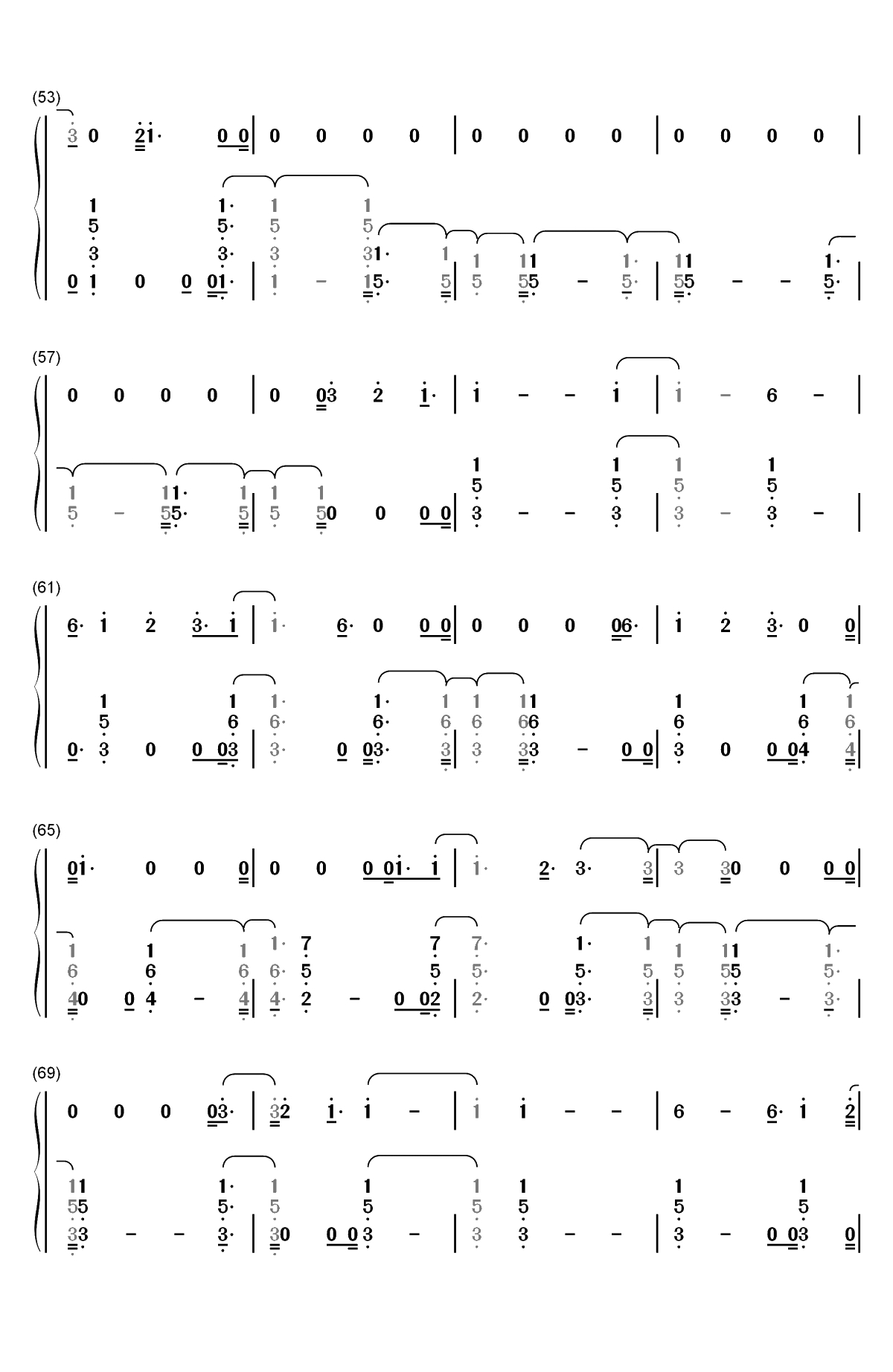 You Are The Reason-Calum Scott双手简谱预览4