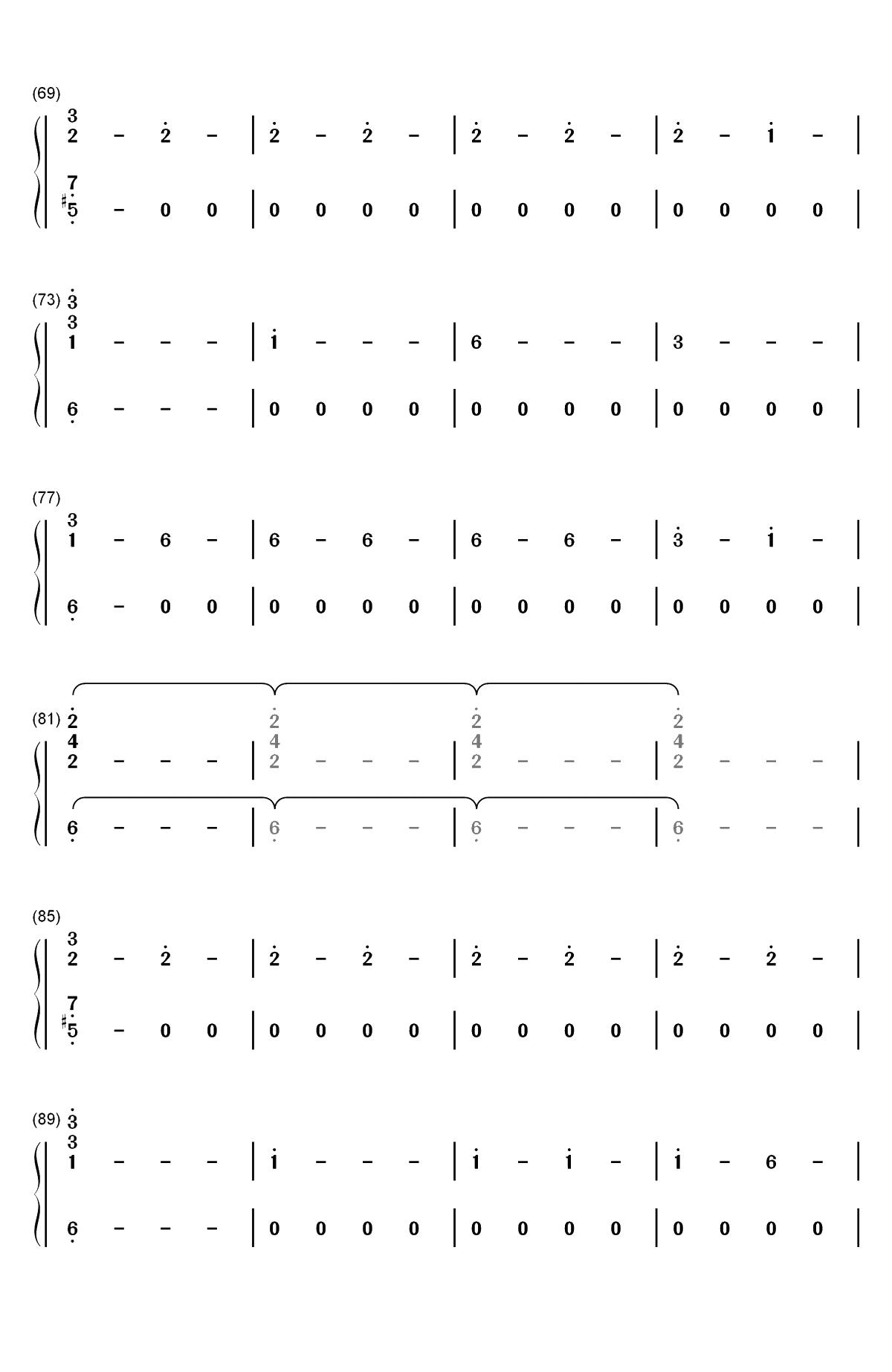 Corazón-Maluma双手简谱预览4