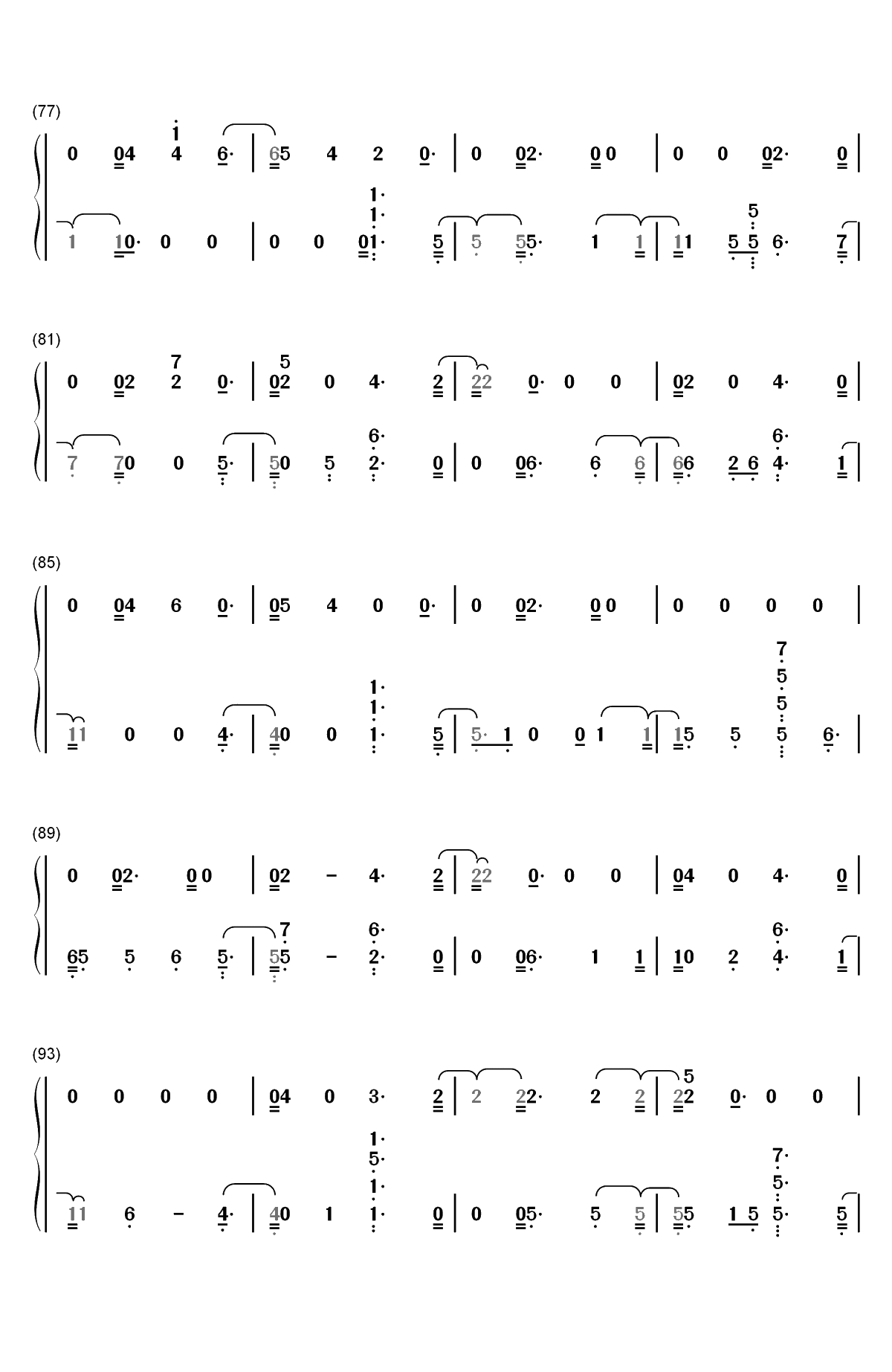 Say Something-Justin Timberlake双手简谱预览5