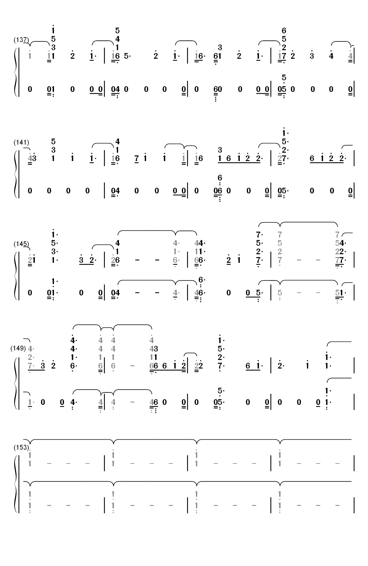 Babe-Sugarland ft Taylor Swift双手简谱预览8
