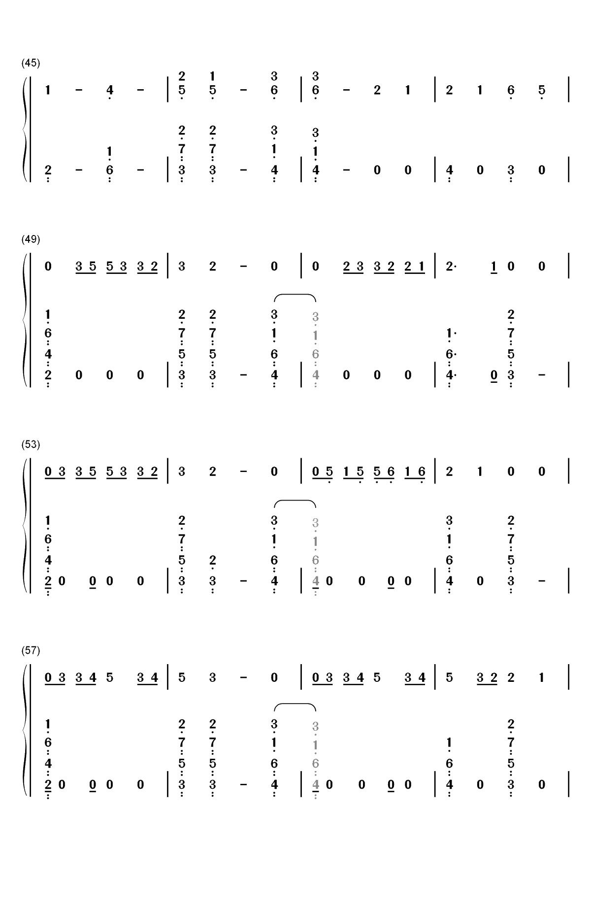 Where Were You in the Morning-Shawn Mendes双手简谱预览4