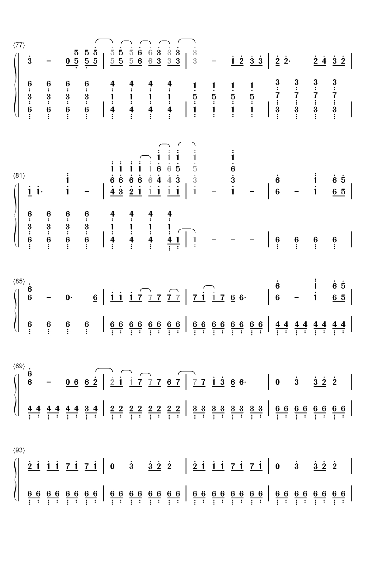 The Greatest Show-马戏之王OST双手简谱预览5