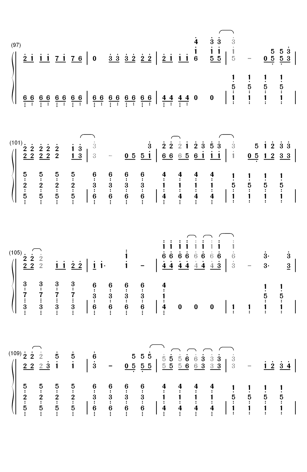 The Greatest Show-马戏之王OST双手简谱预览6