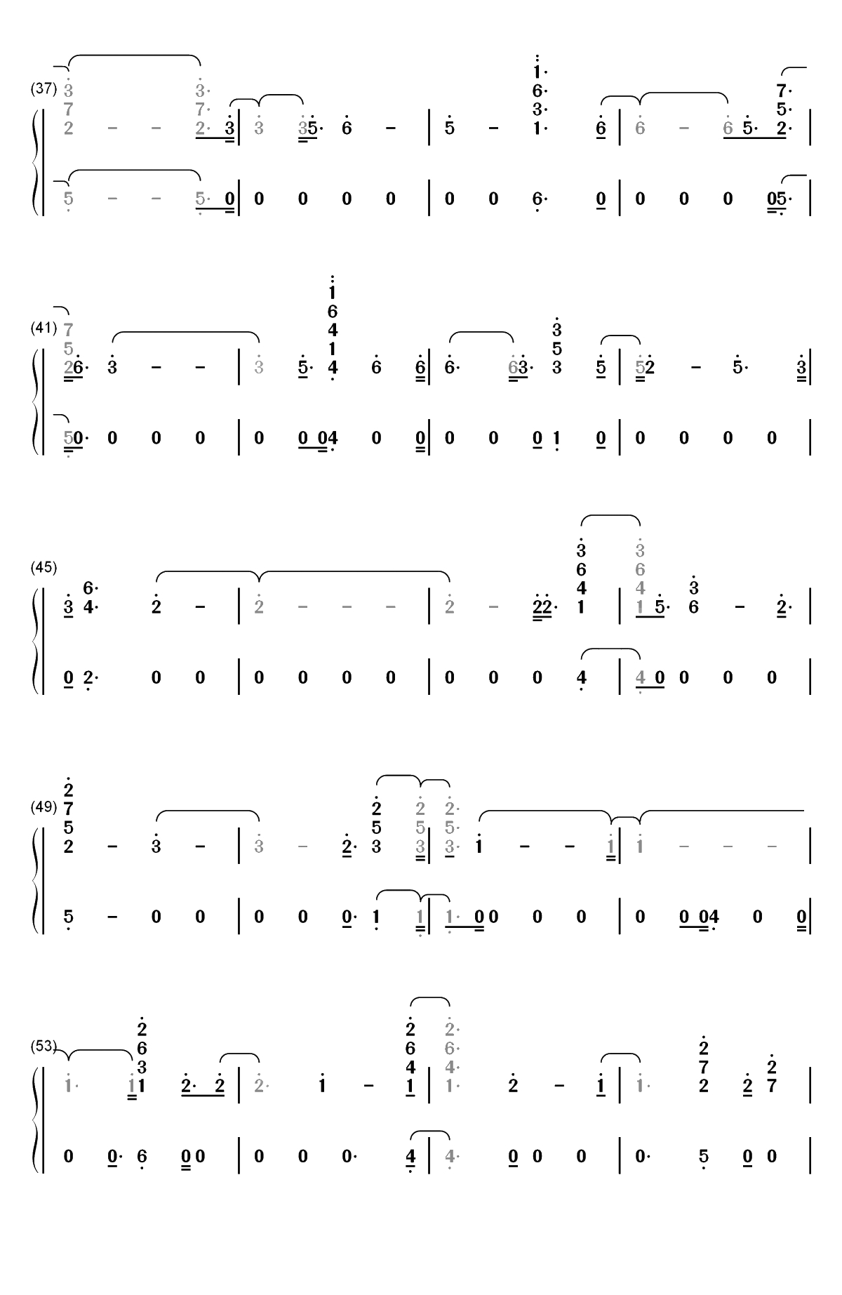 Consequences–Camila Cabello双手简谱预览3