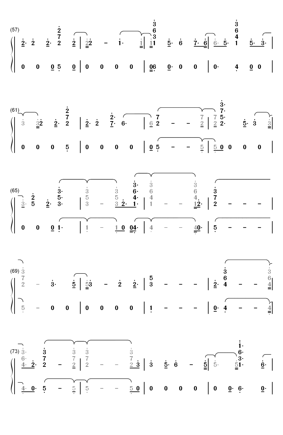 Consequences–Camila Cabello双手简谱预览4
