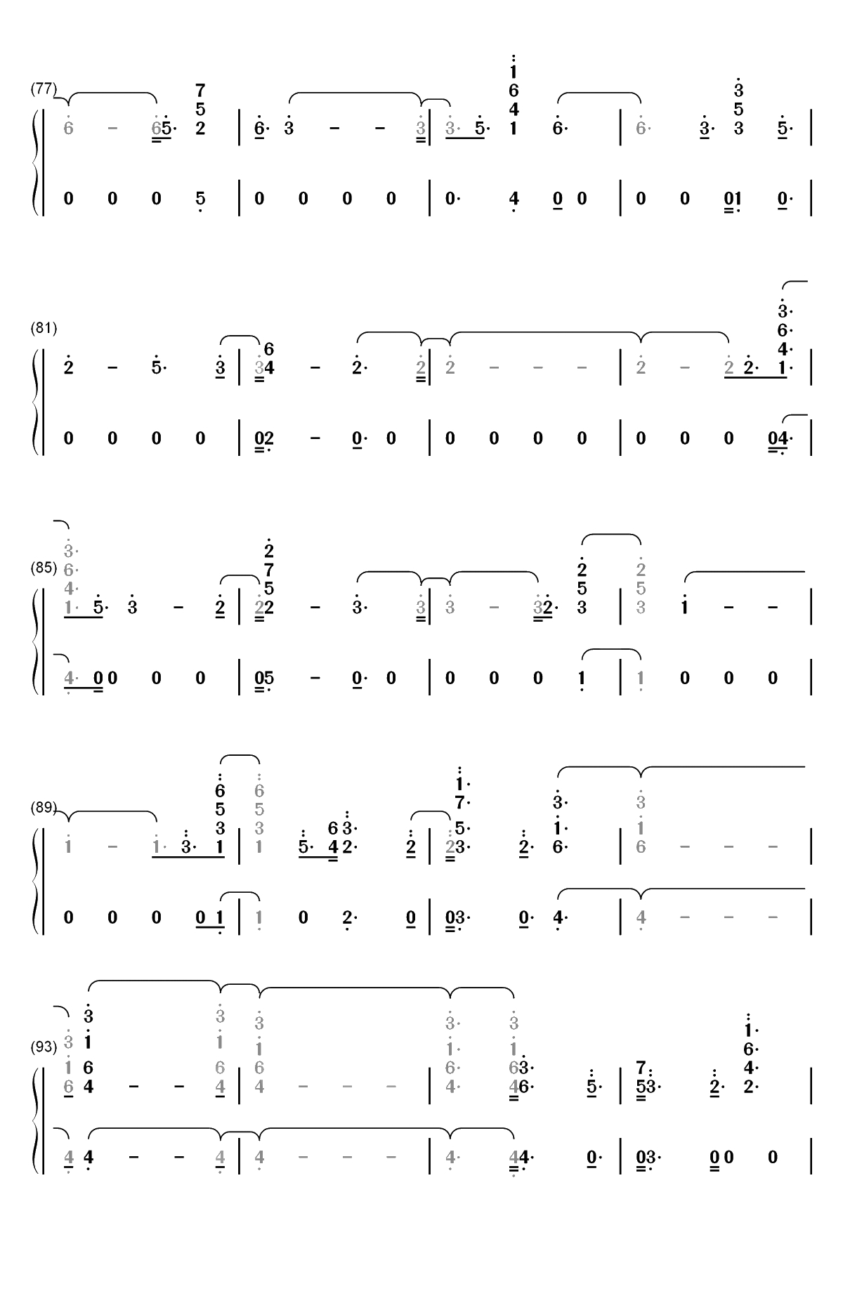 Consequences–Camila Cabello双手简谱预览5
