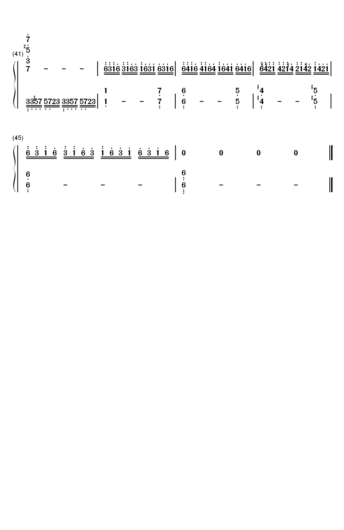 Concerto pour deux voix-双童声协奏曲-放牛班的春天插曲双手简谱预览3