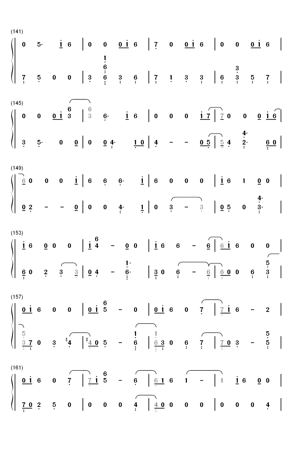 All The Stars-黑豹OST双手简谱预览7