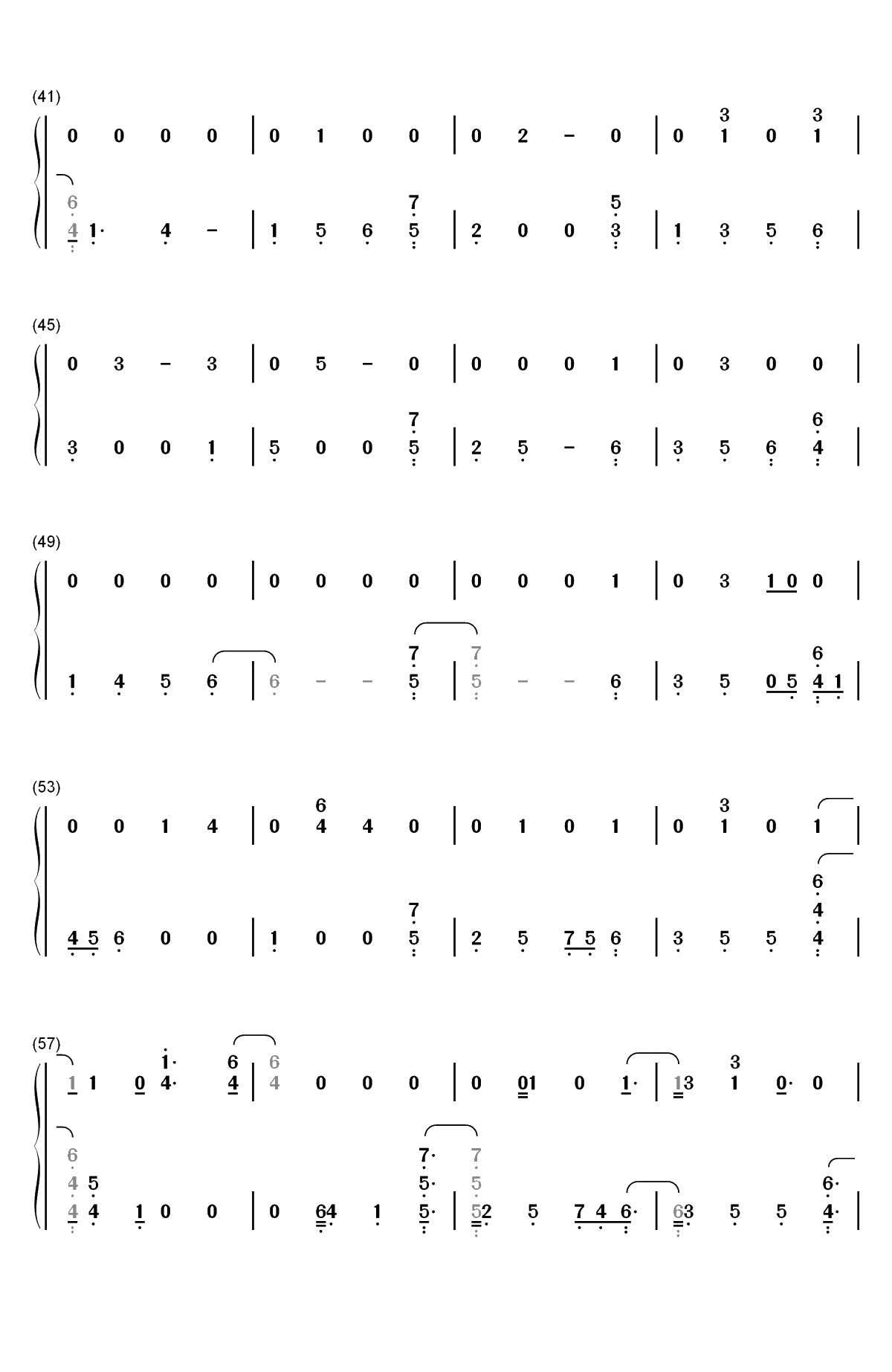 Wild Love-James Bay双手简谱预览3