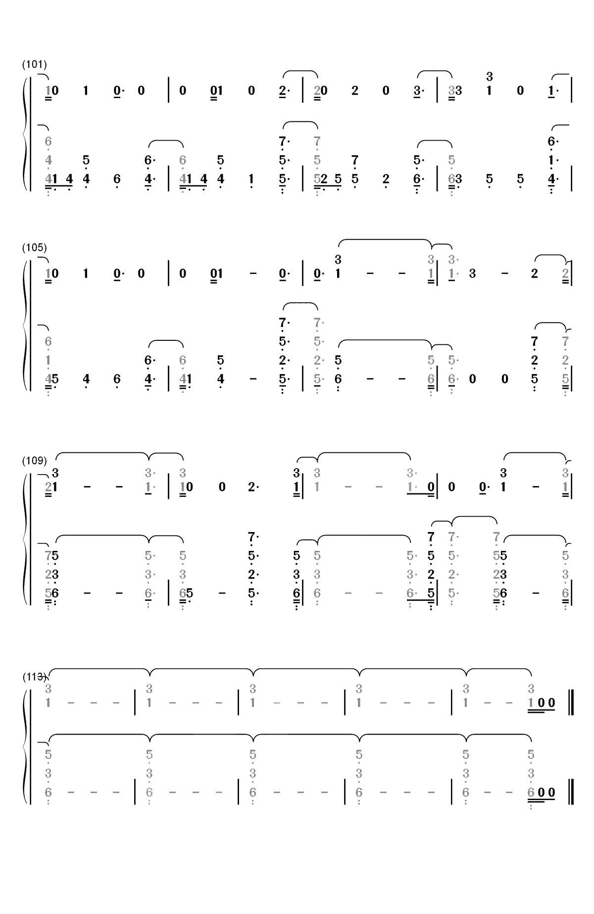 Wild Love-James Bay双手简谱预览6