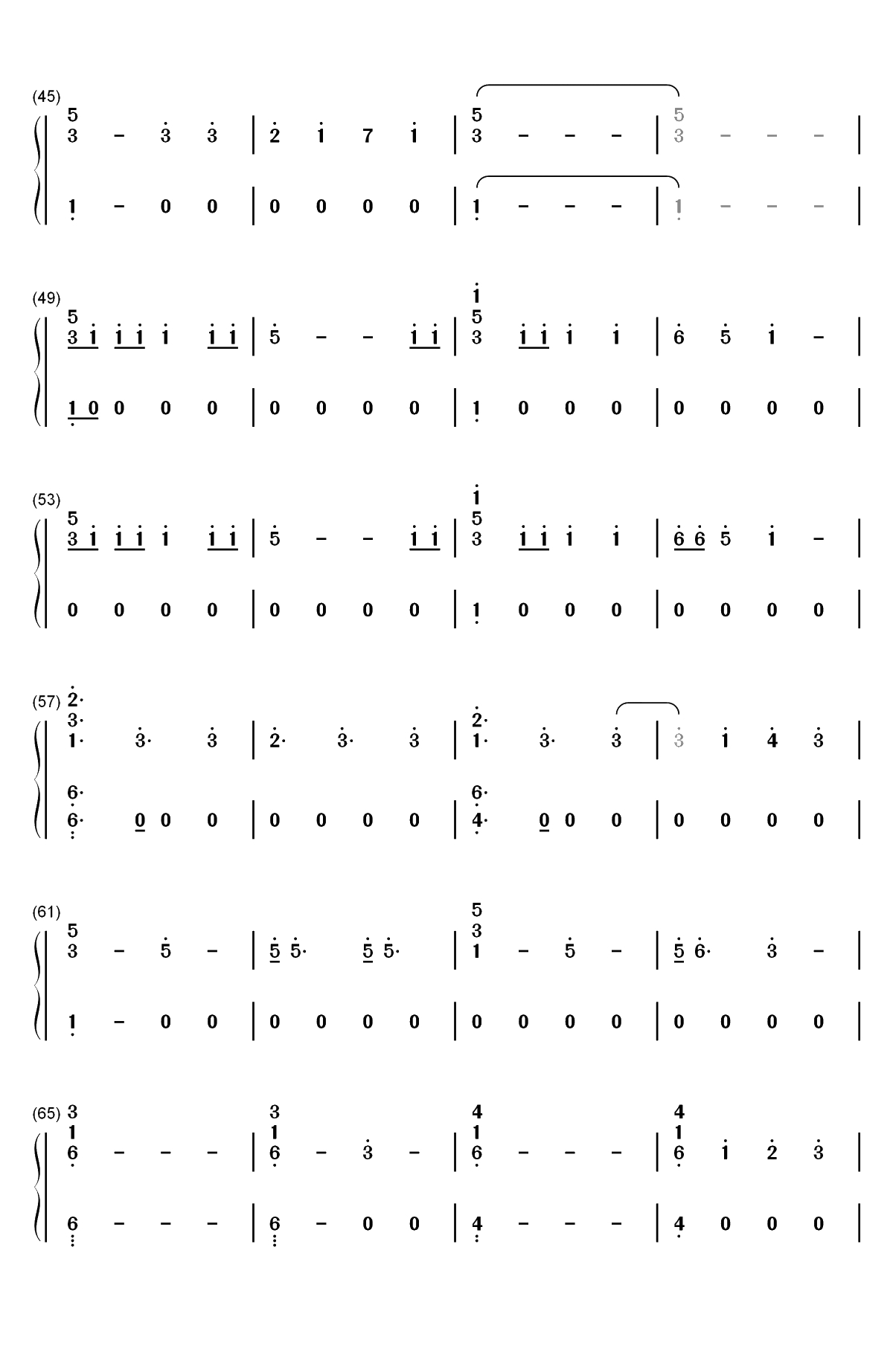 PYNK-Janelle Monae双手简谱预览3