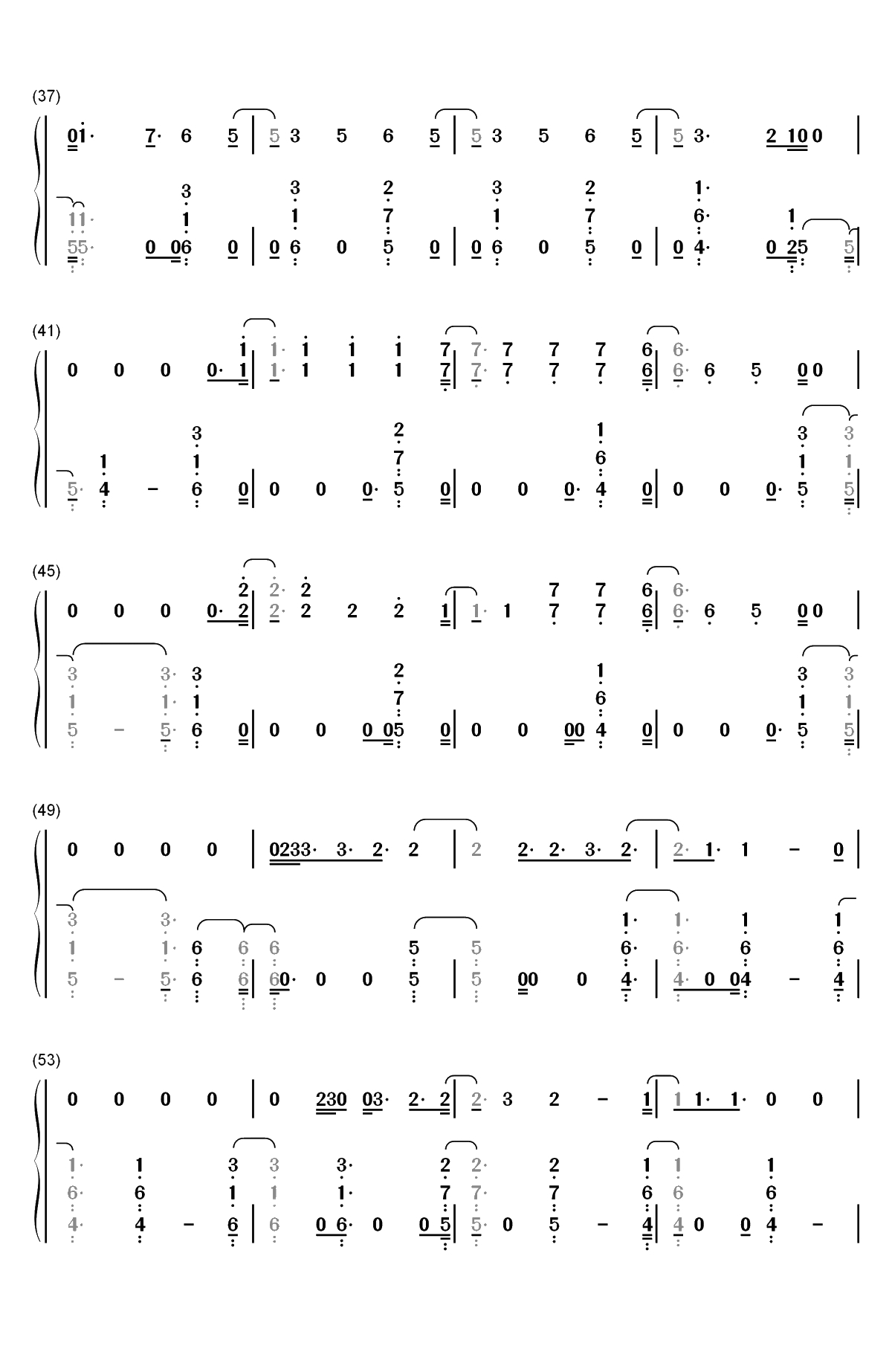 Reckless Love-Cory Asbury双手简谱预览3