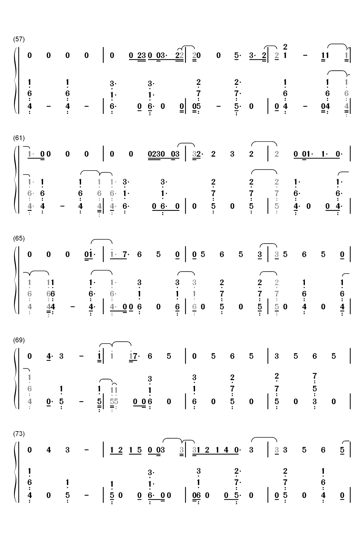 Reckless Love-Cory Asbury双手简谱预览4