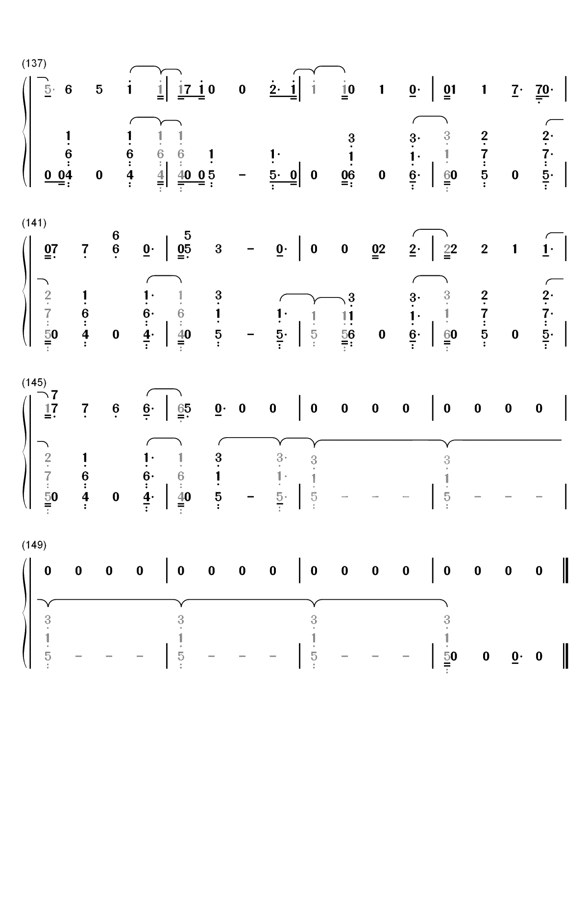 Reckless Love-Cory Asbury双手简谱预览8