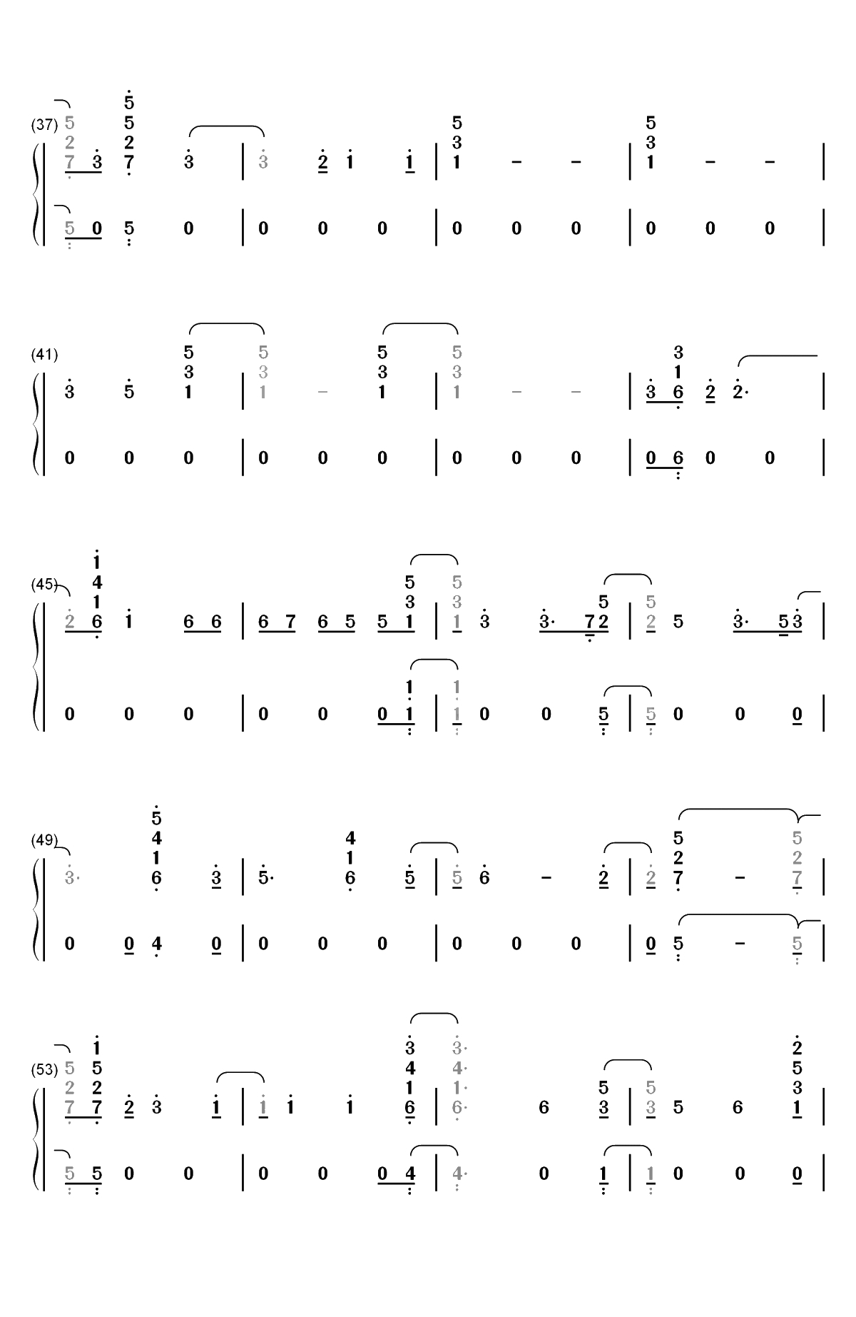 2002-Anne-Marie双手简谱预览3