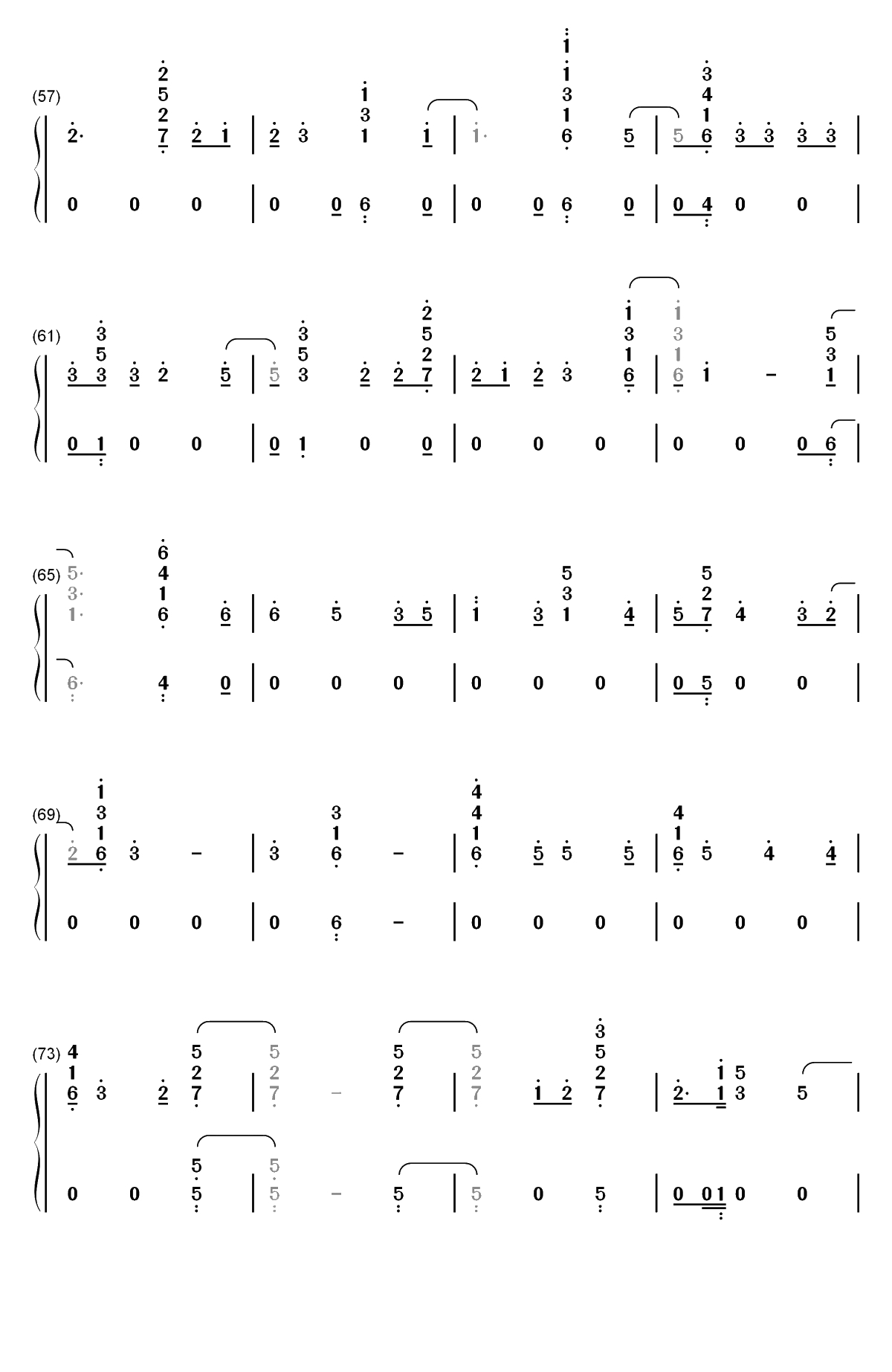 2002-Anne-Marie双手简谱预览4