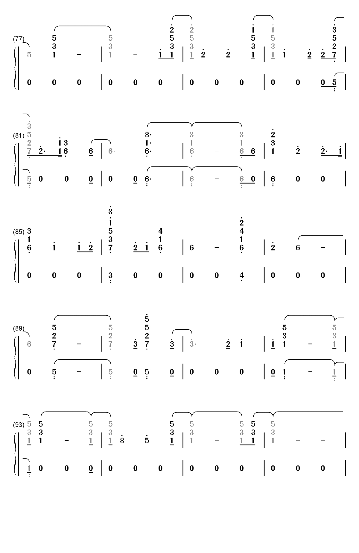 2002-Anne-Marie双手简谱预览5