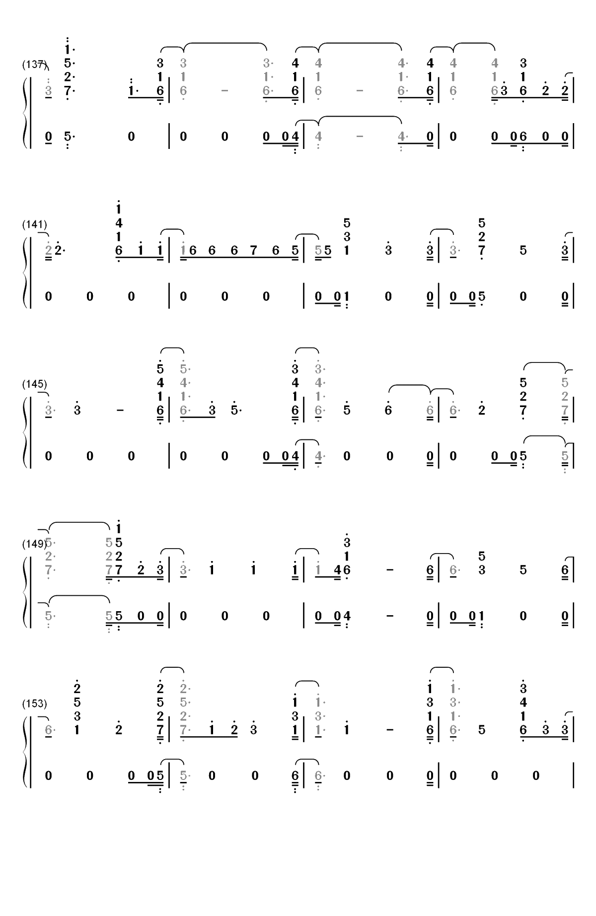 2002-Anne-Marie双手简谱预览8