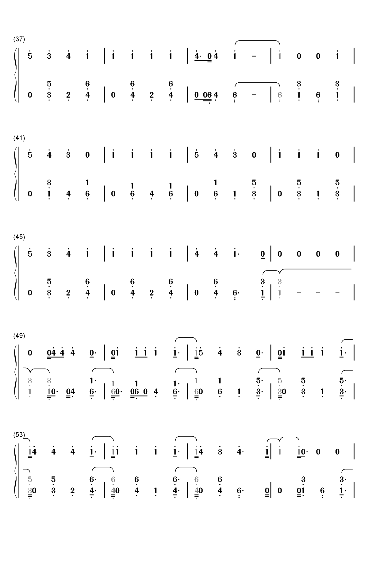 Bella-Wolfine双手简谱预览3