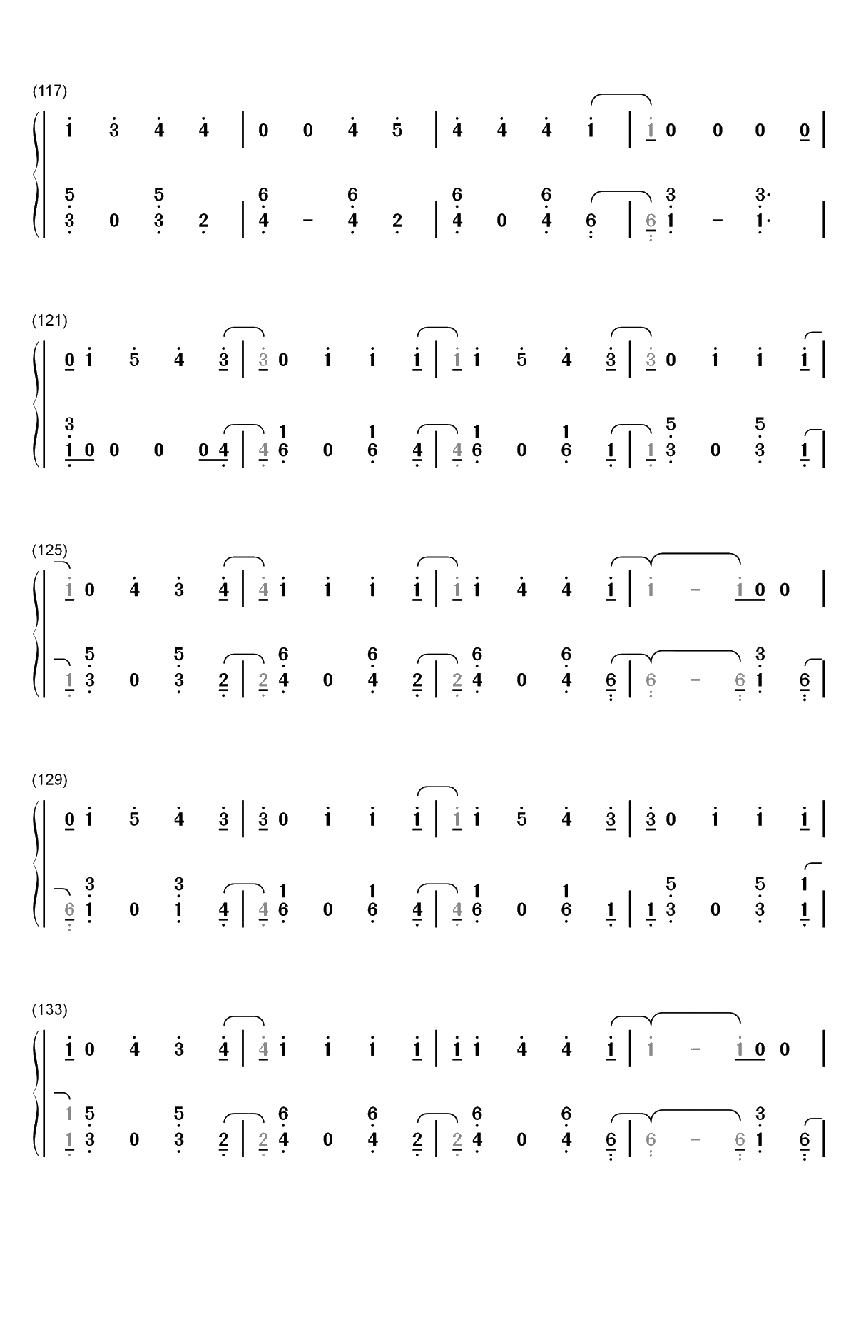 Bella-Wolfine双手简谱预览7