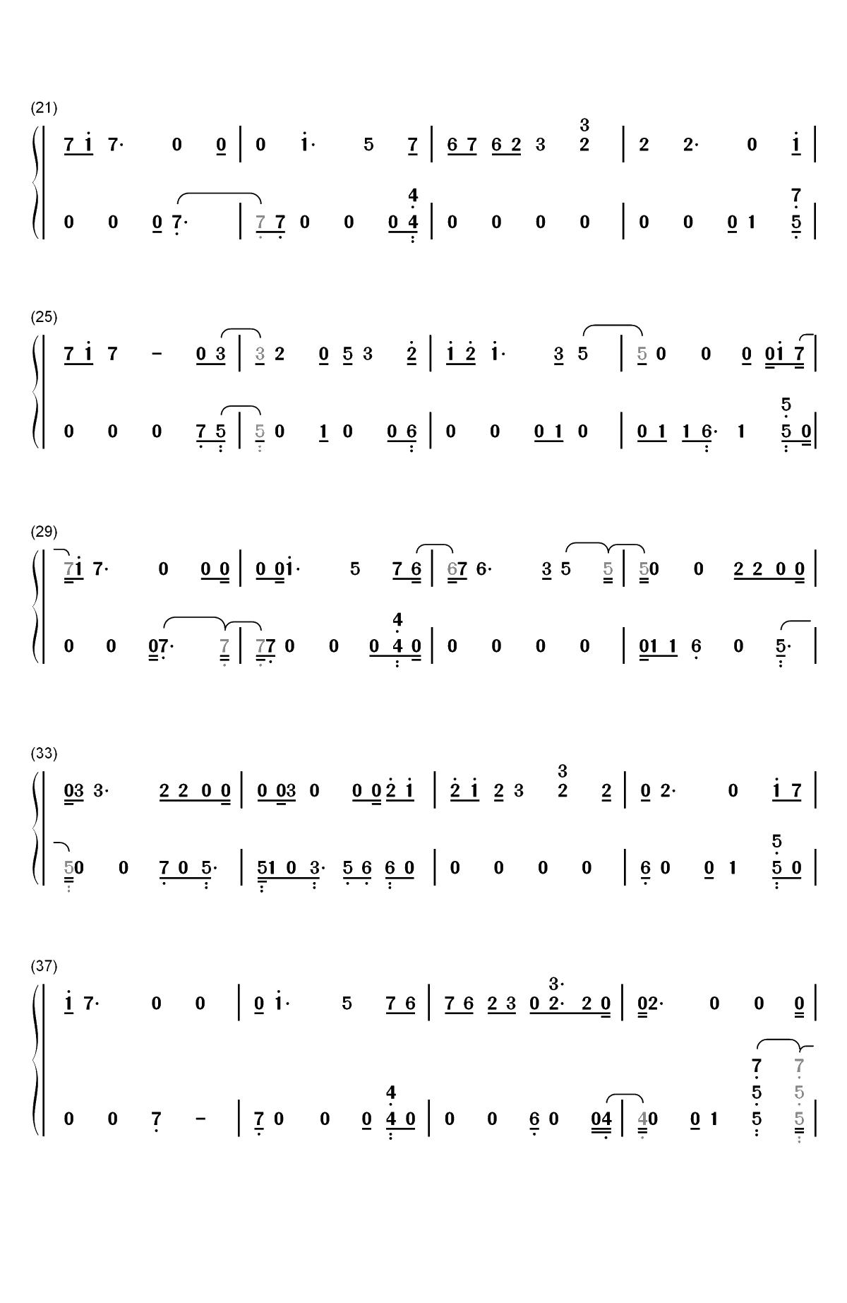 If Our Love Is Wrong-Calum Scott双手简谱预览2