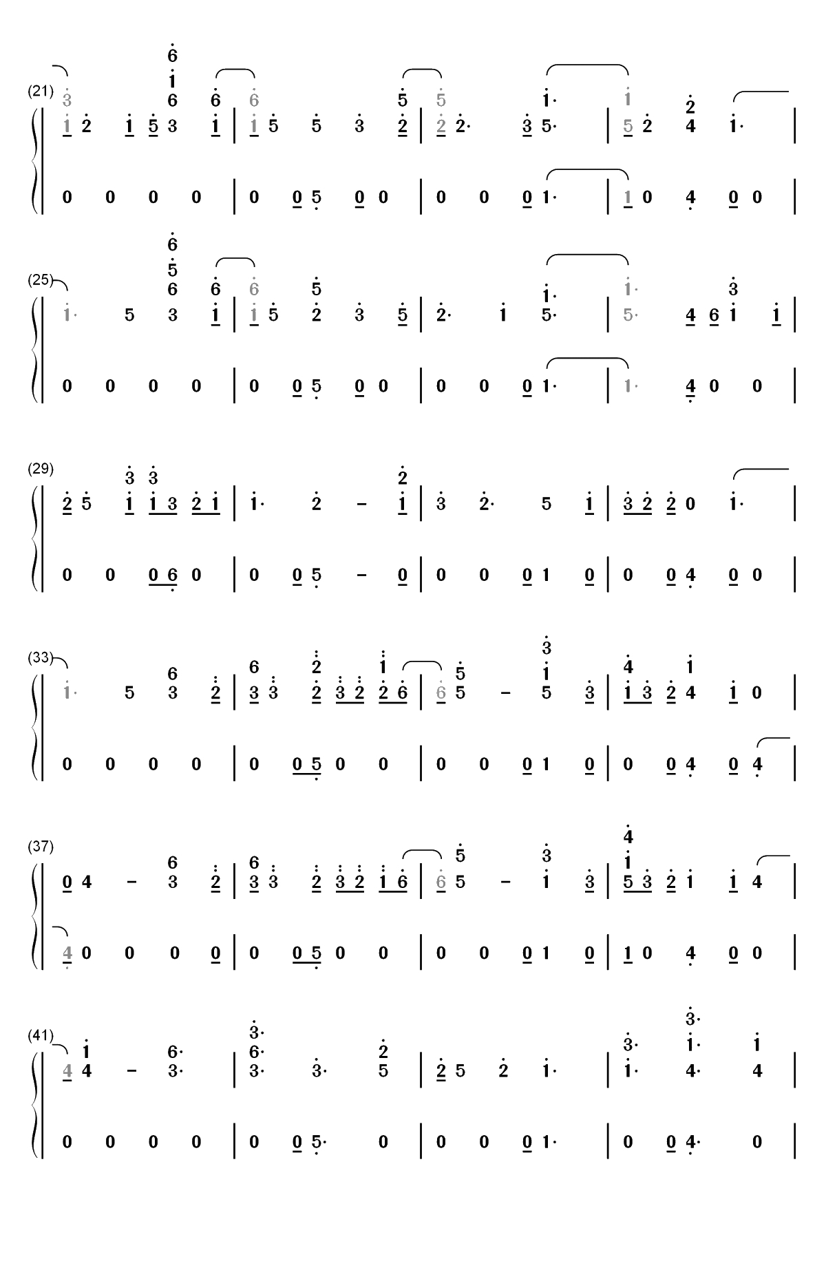 Don't Say You Love Me-Fifth Harmony双手简谱预览2
