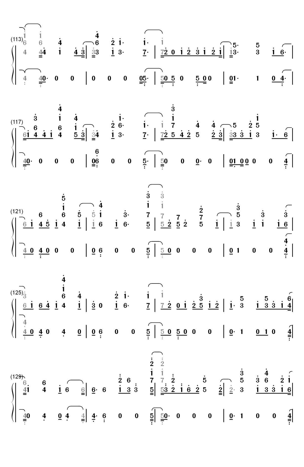 Don't Say You Love Me-Fifth Harmony双手简谱预览6