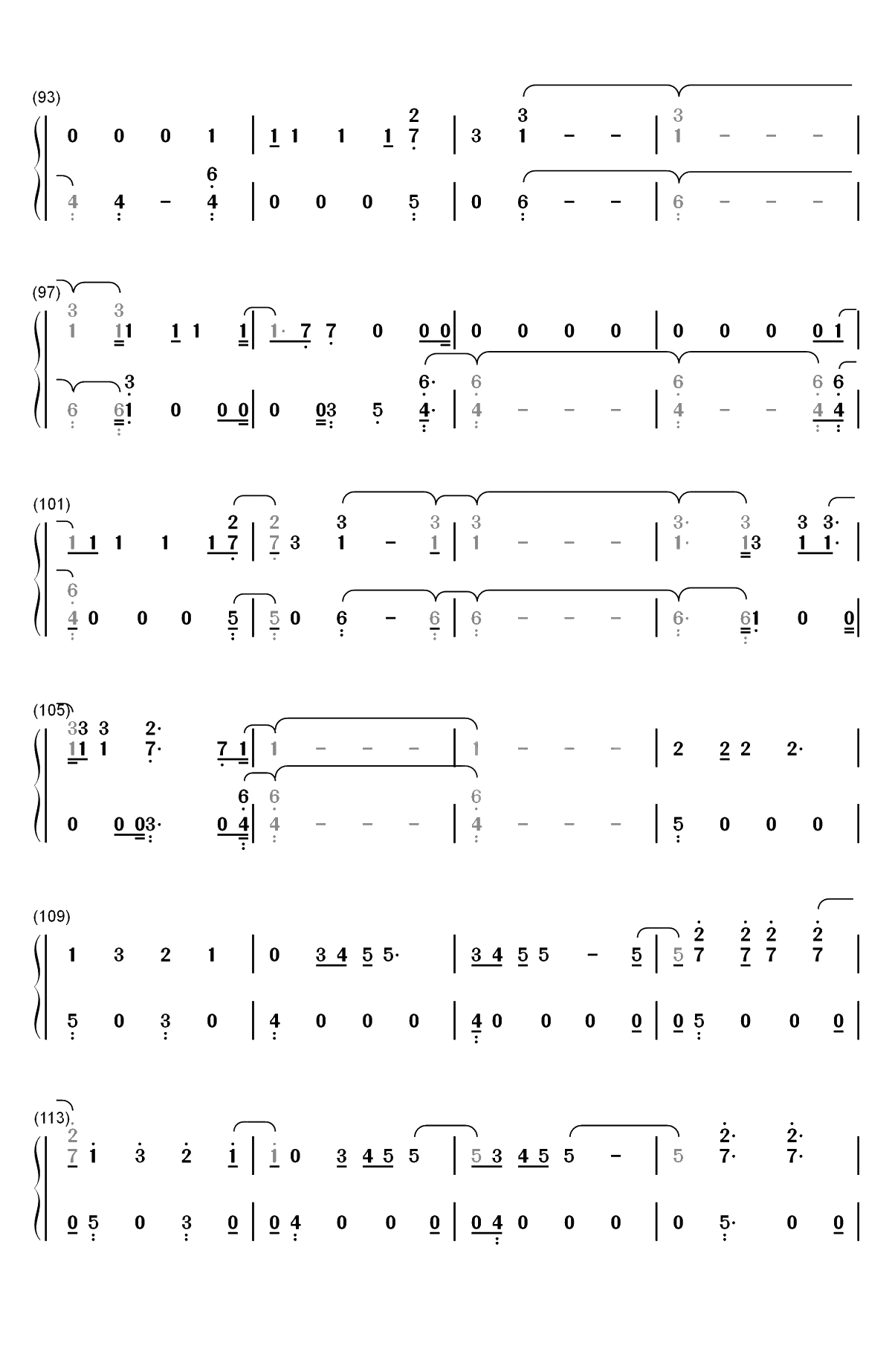 Kiss Me-最适合身心疲惫听的歌双手简谱预览5