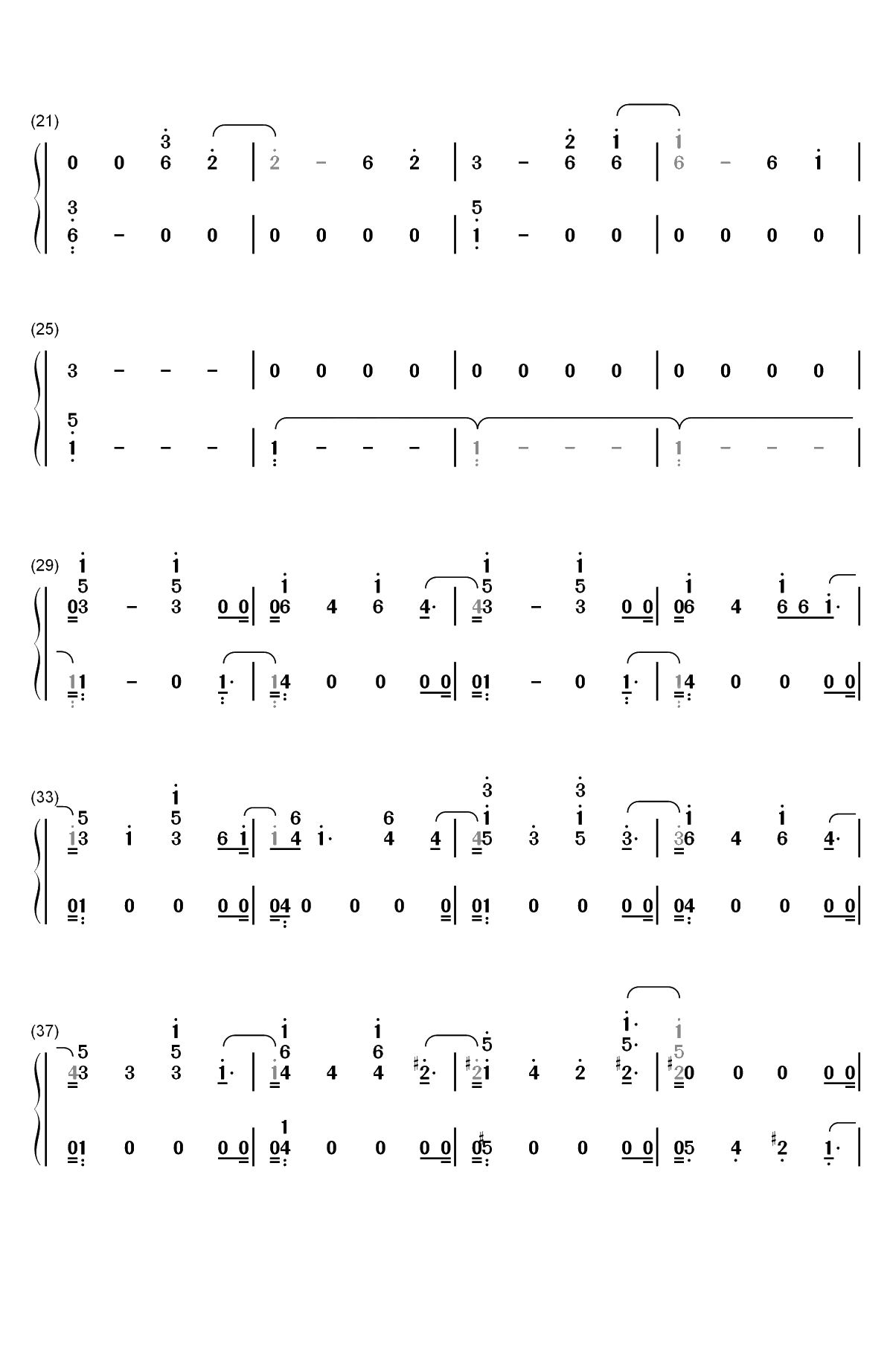 I Don't Know-Paul McCartney双手简谱预览2