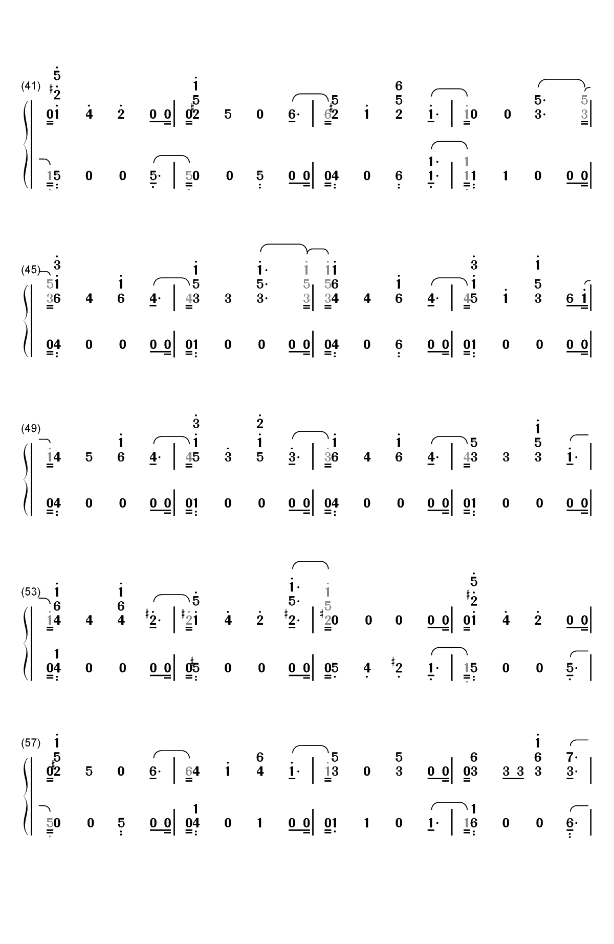 I Don't Know-Paul McCartney双手简谱预览3