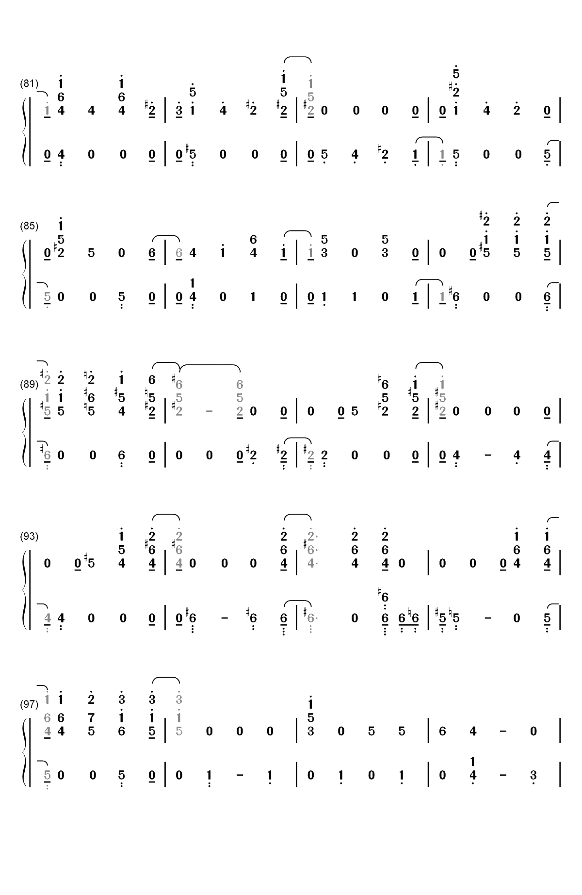 I Don't Know-Paul McCartney双手简谱预览5
