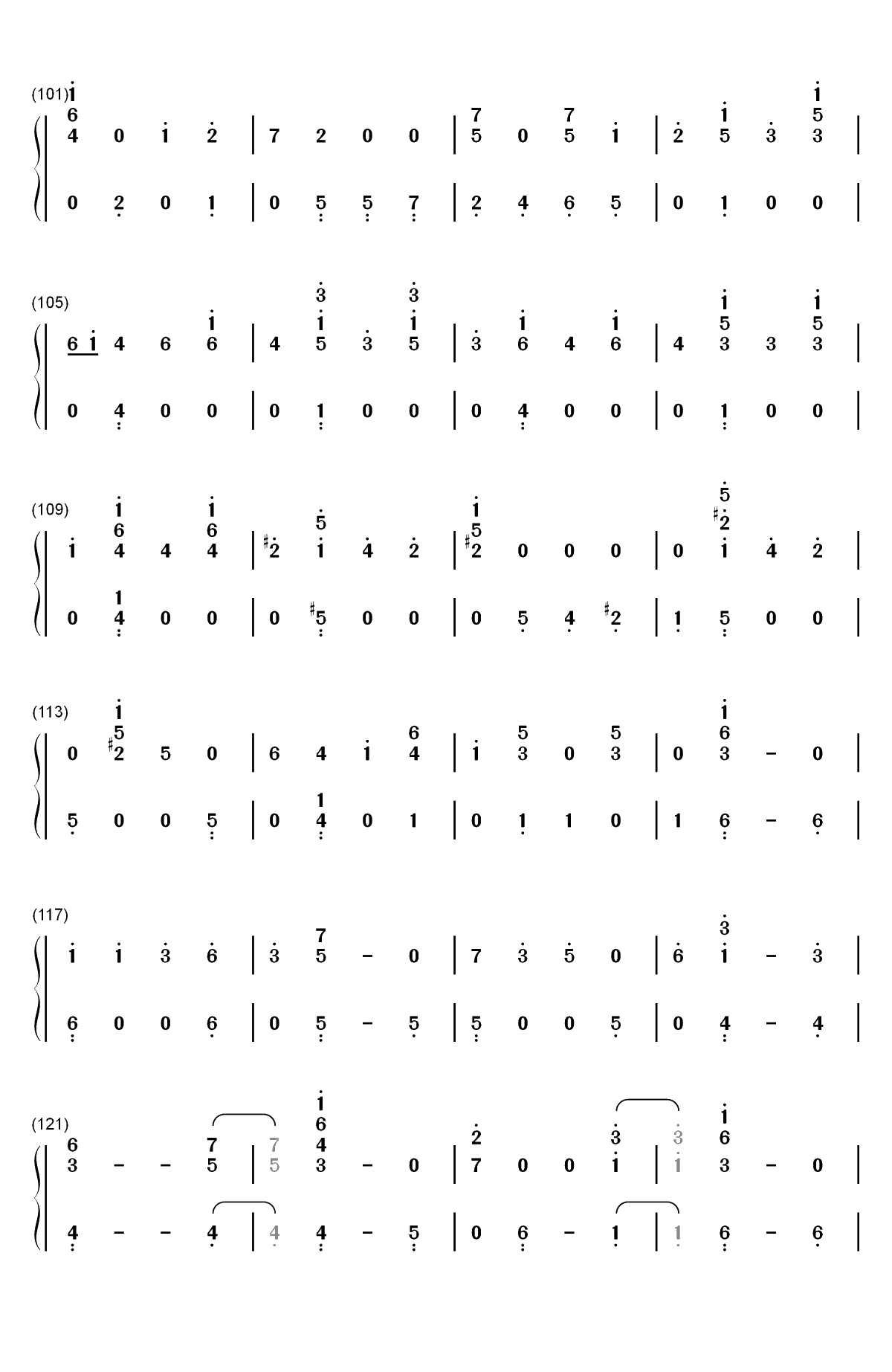I Don't Know-Paul McCartney双手简谱预览6