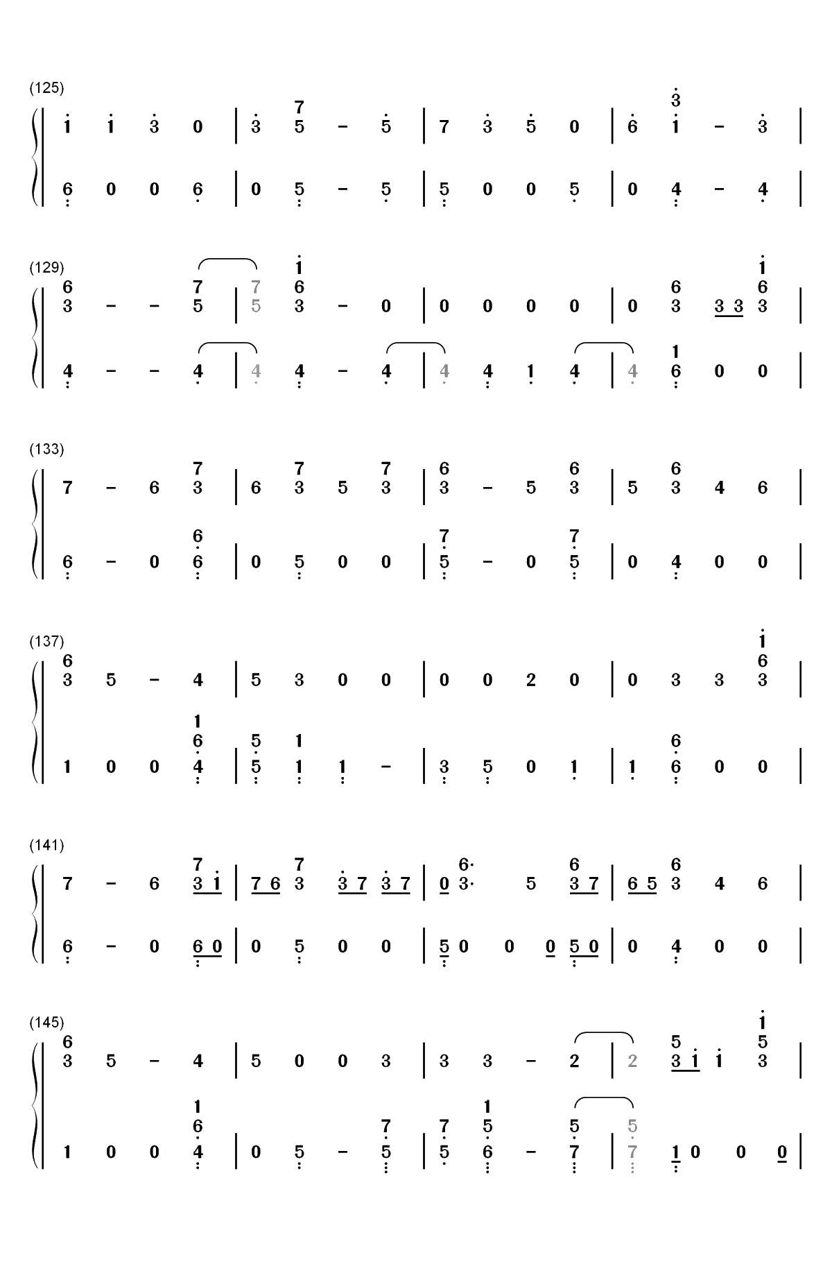 I Don't Know-Paul McCartney双手简谱预览7